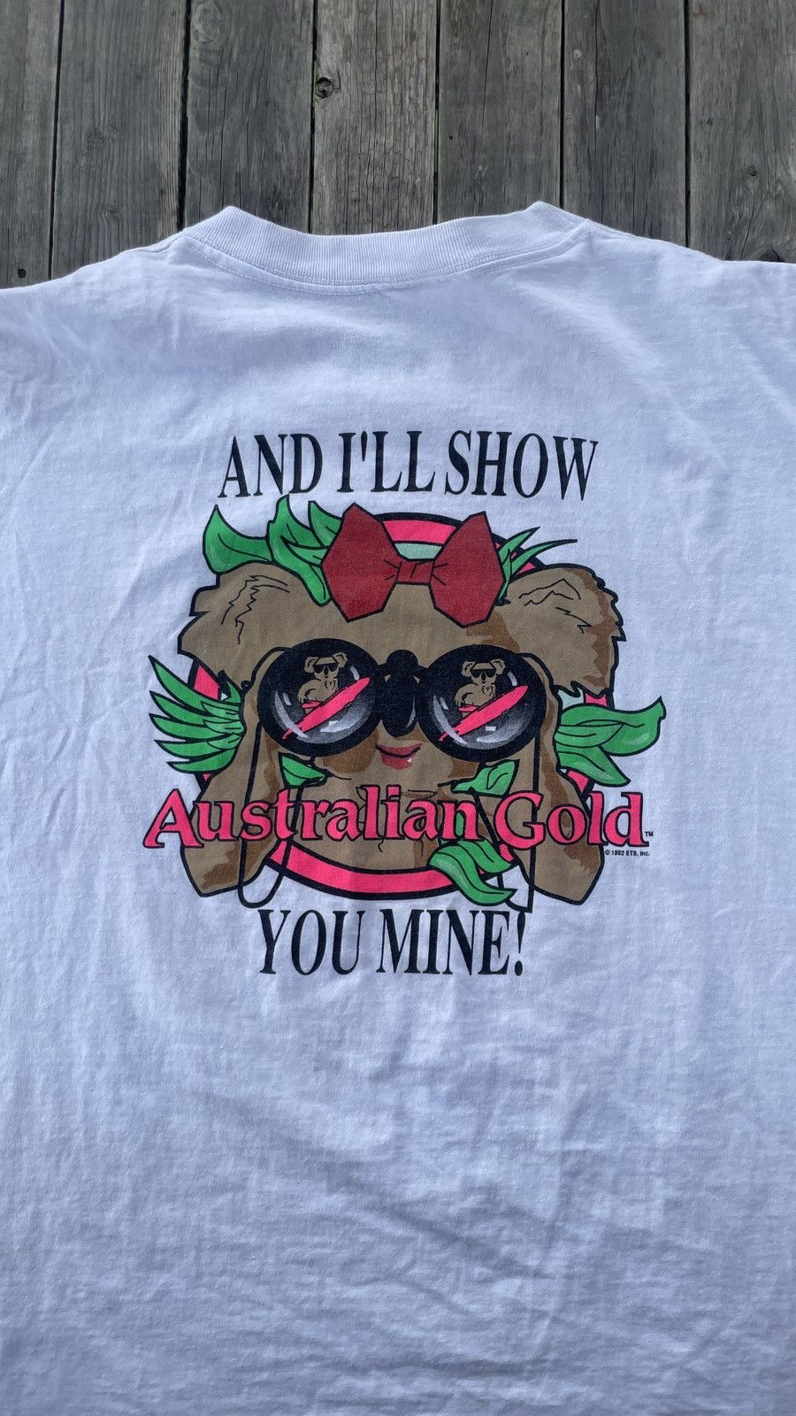 Vintage Vintage 90s Australian Gold Graphic Tee Size US L / EU 52-54 / 3 - 5 Thumbnail