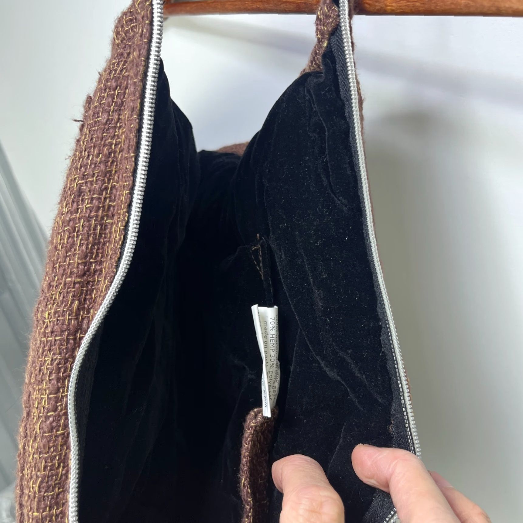 Vintage Vintage Da Buddha Hemp DBV Travel Bag Carry Case Satchel blue OS Mens Hemp Size ONE SIZE - 5 Thumbnail