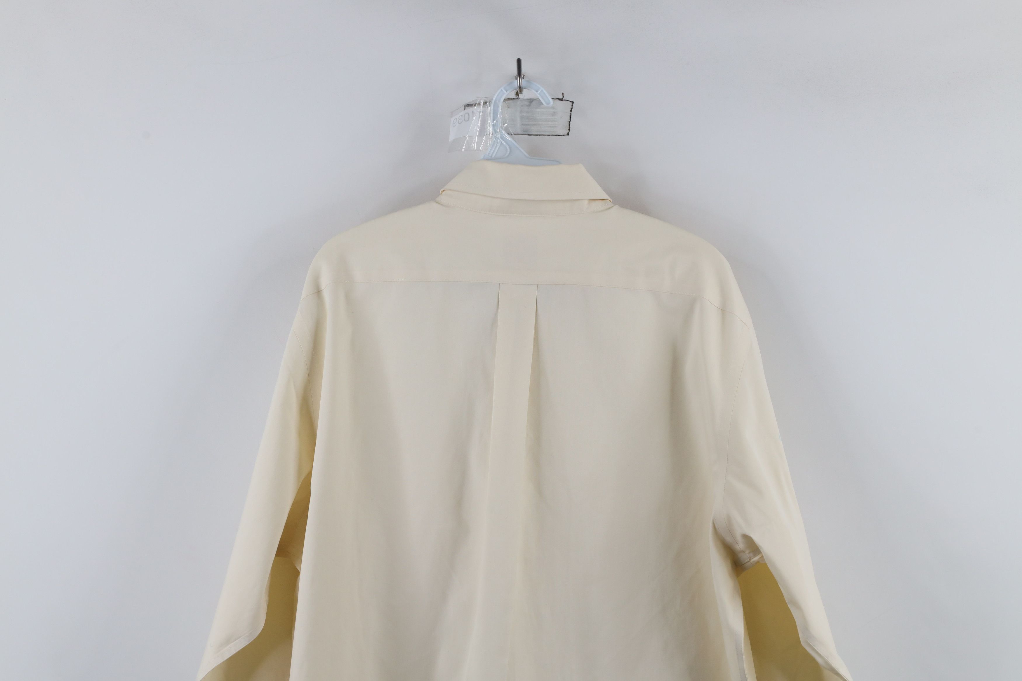 Brooks Brothers × Vintage Vintage 90s Brooks Brothers Cotton Button Down Shirt Beige Size US M / EU 48-50 / 2 - 13 Thumbnail