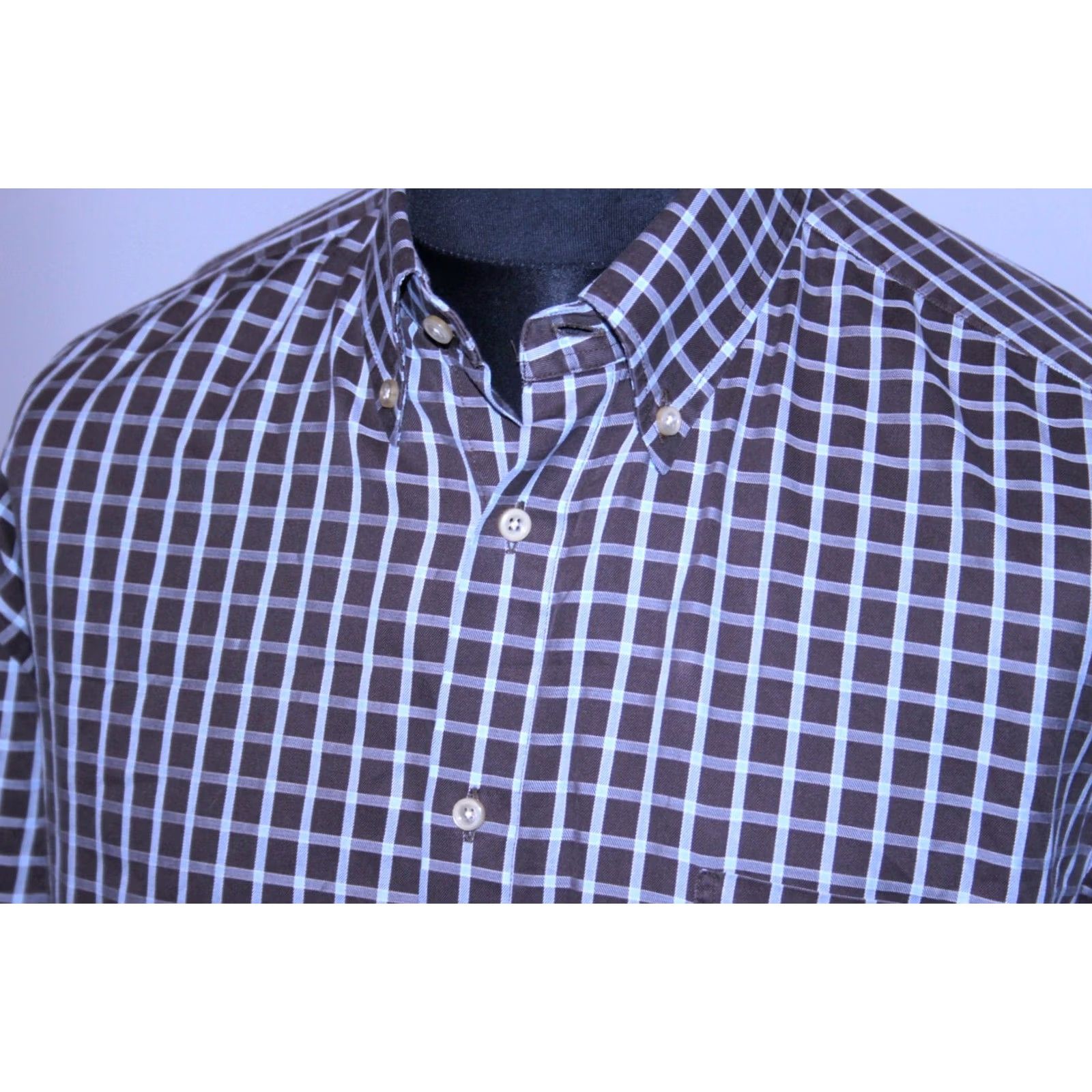 Vintage Stenstroms Mens Shirt Size 43 Twofold Super Cotton Size US XL / EU 56 / 4 - 2 Thumbnail