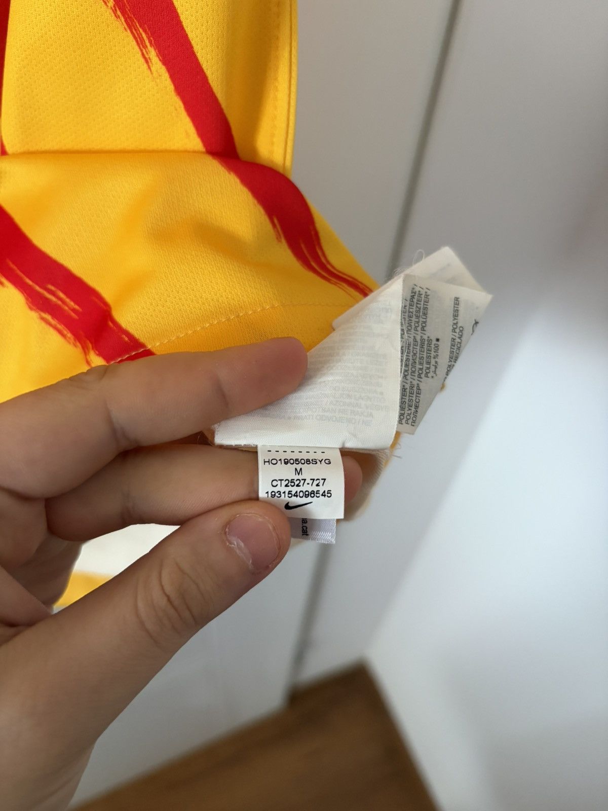 Barcelona Nike 2019-2021 czwarta Messi — zdjęcie 5