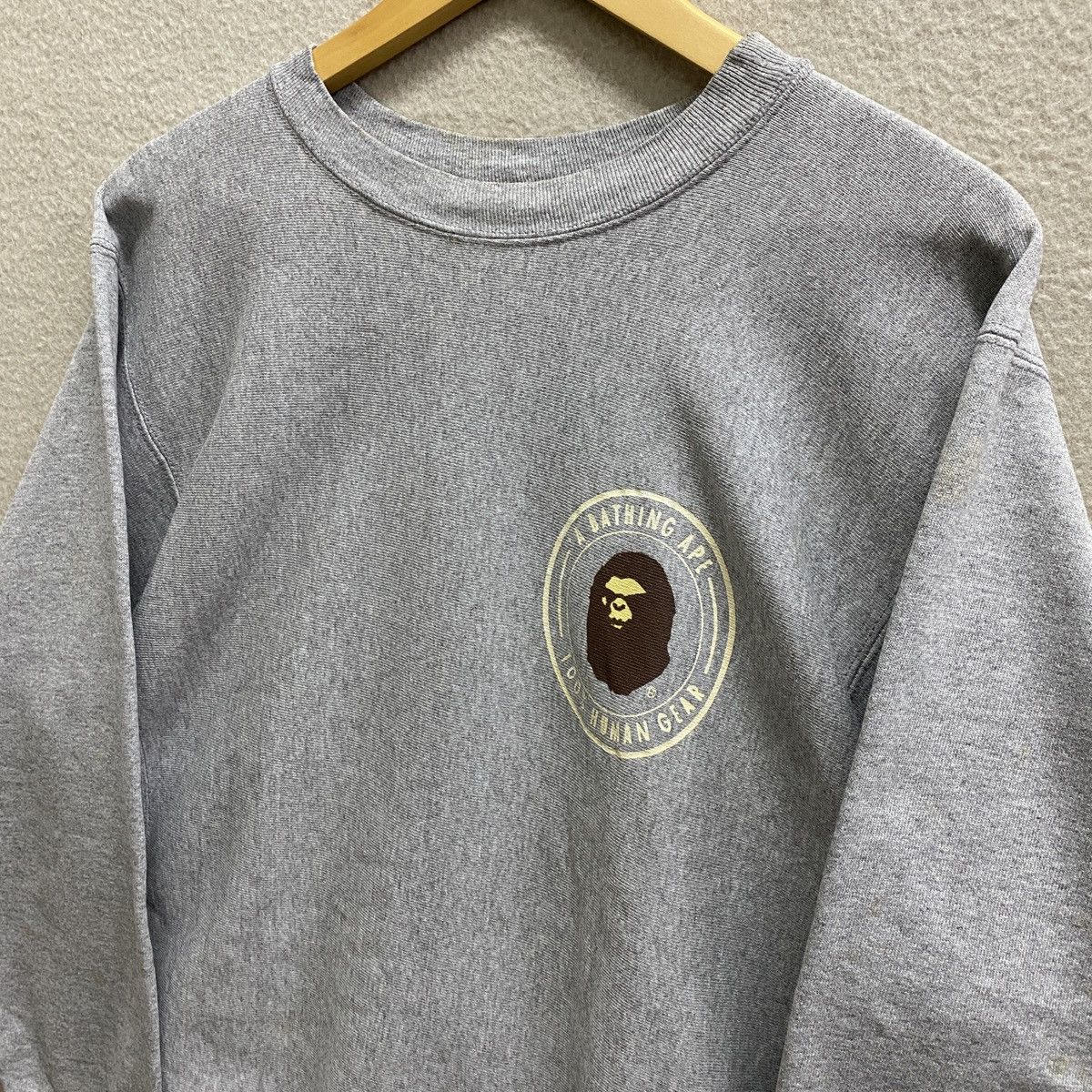 Bape Vintage Bape Nineteen Ninetyape Reverse Weave Sweatshirt Size US L / EU 52-54 / 3 - 3 Thumbnail