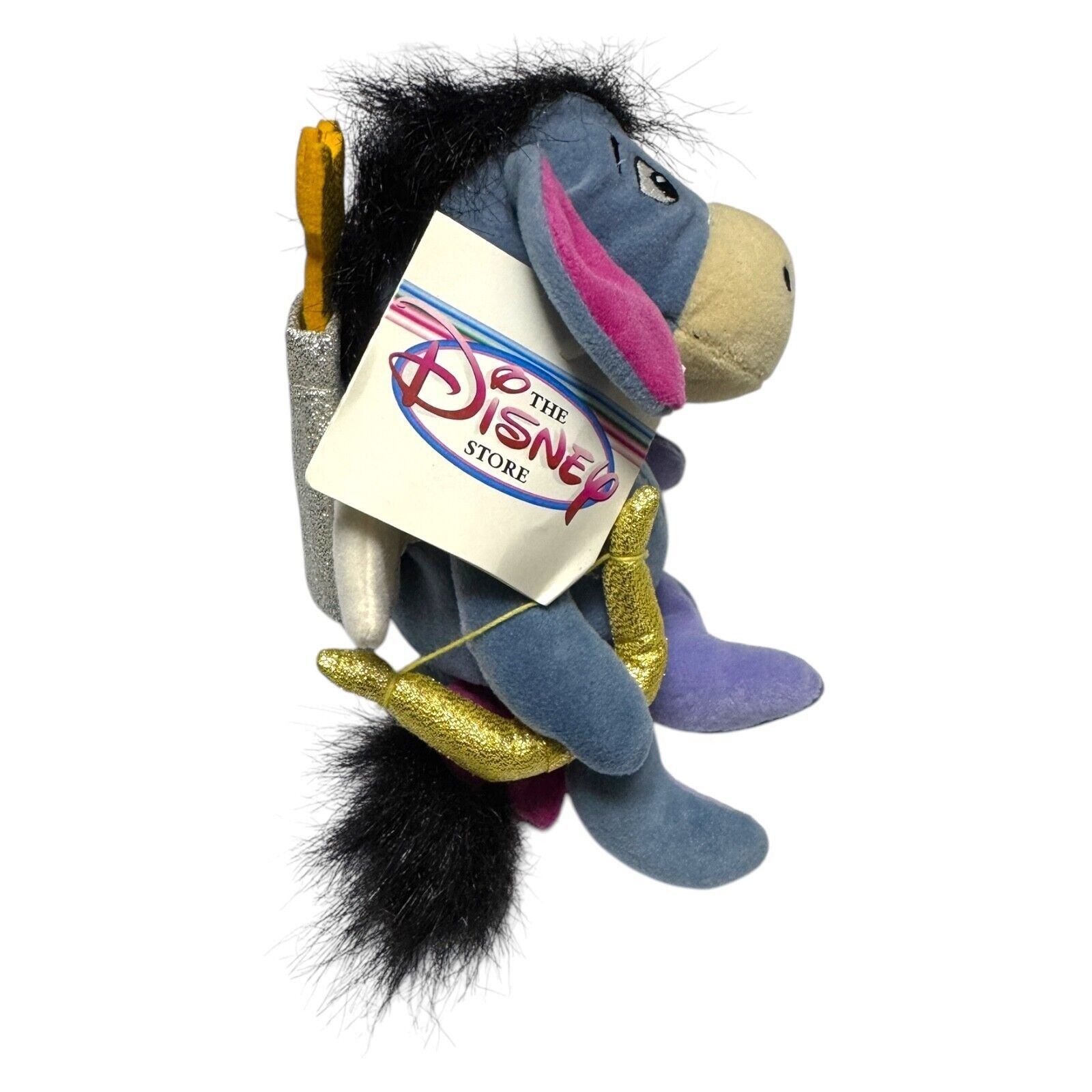 Disney NWT 90s Disney Store CUPID EEYORE VALENTINES Vintage Beanie Size ONE SIZE - 7 Thumbnail