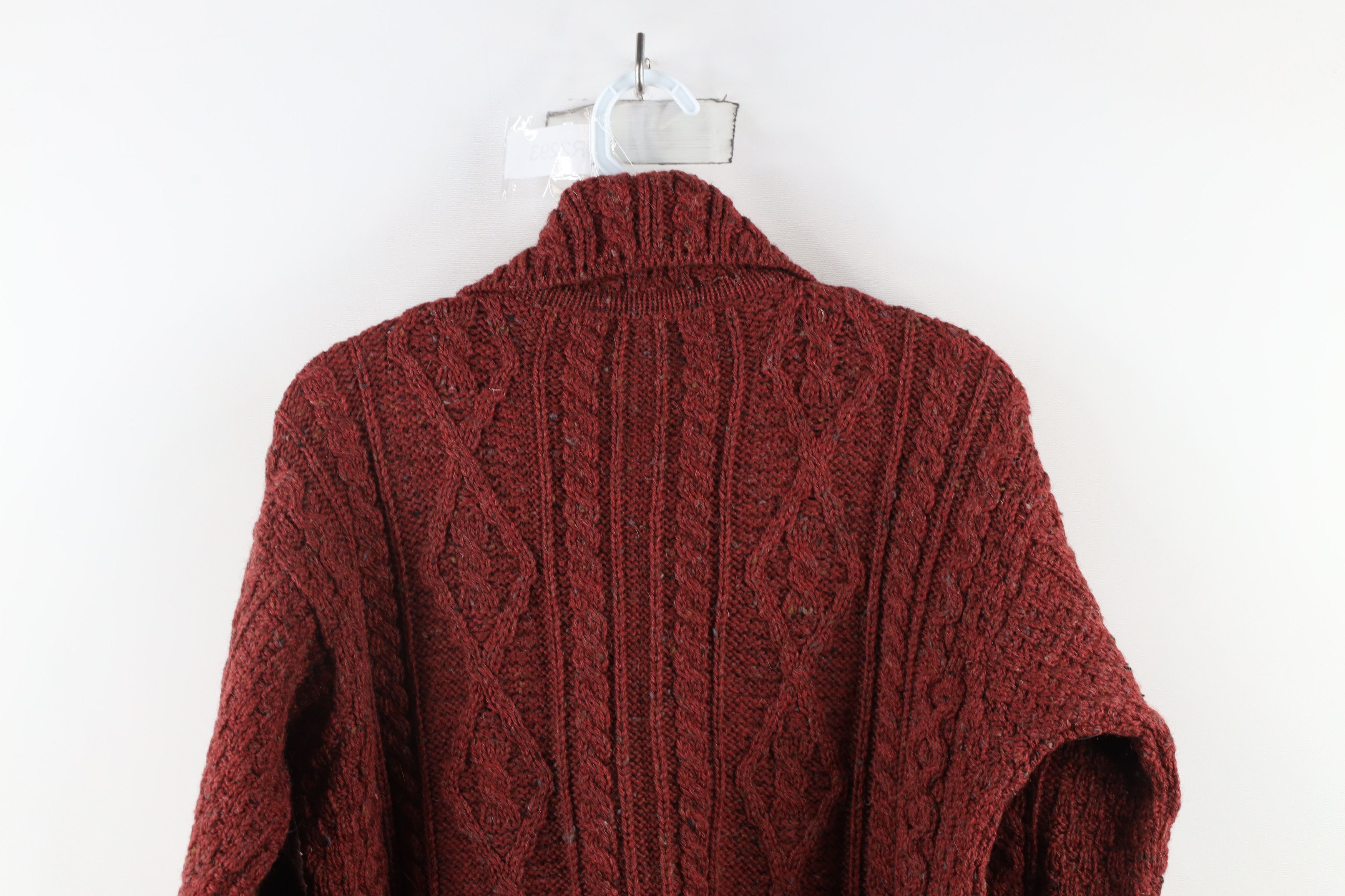 Vintage Vintage 90s Streetwear Fisherman Cable Knit Cardigan Sweater Size M / US 6-8 / IT 42-44 - 7 Thumbnail