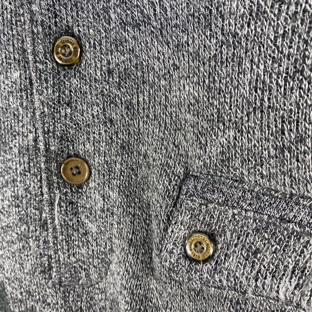Japanese Brand Vintage Wood Country Knit Sweater | Cowboy Mountain Scene Size US M / EU 48-50 / 2 - 9 Thumbnail