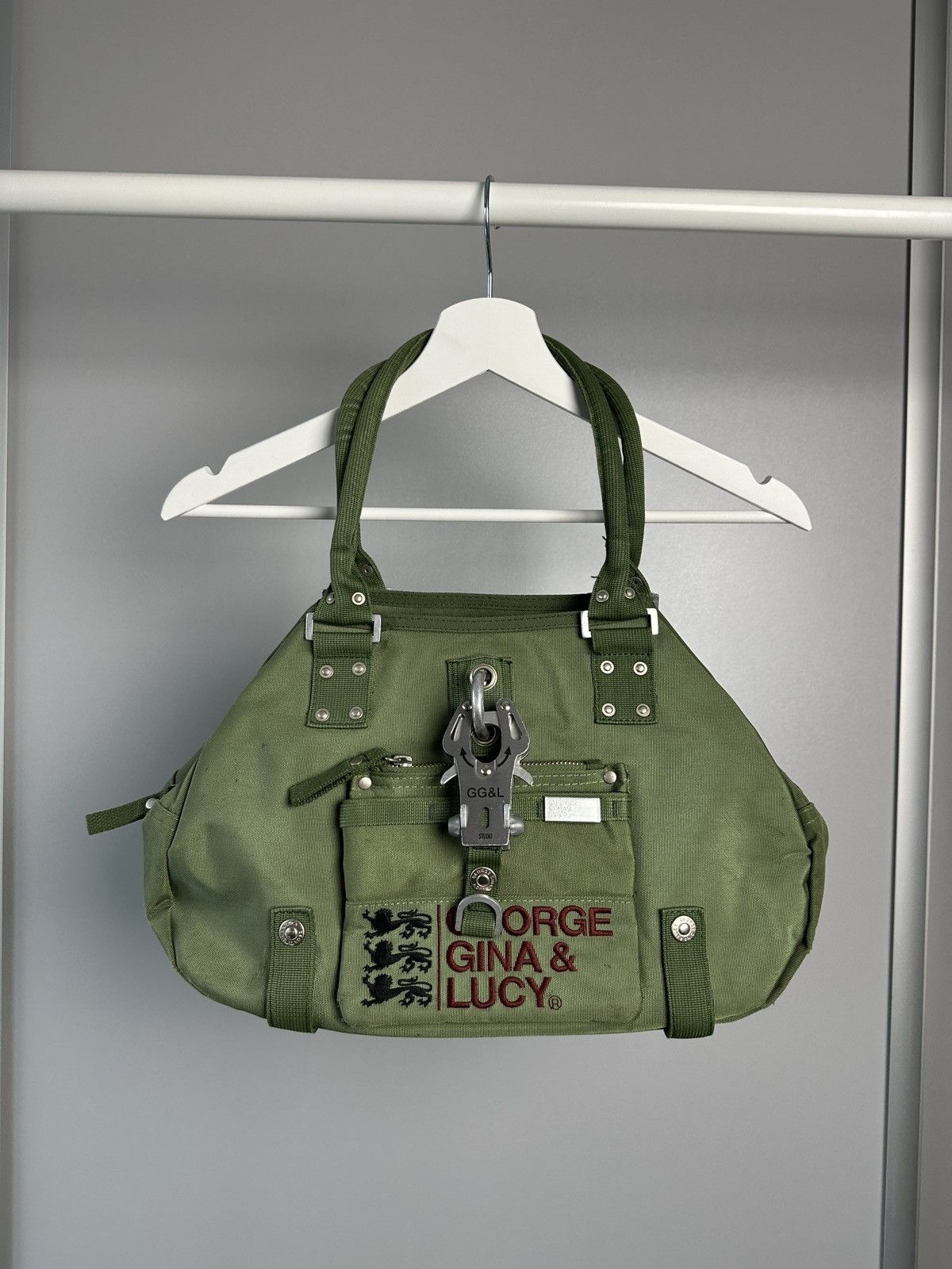 image of George Gina Lucy Green Hand Bag Gg&l George Gina & Lucy, Women's