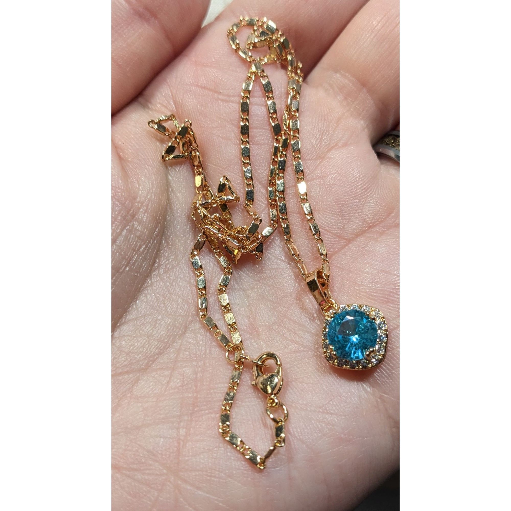 Other Whimsical Fantasy Simulated Topaz And Cubic Zirconia Pendant Size ONE SIZE - 5 Thumbnail
