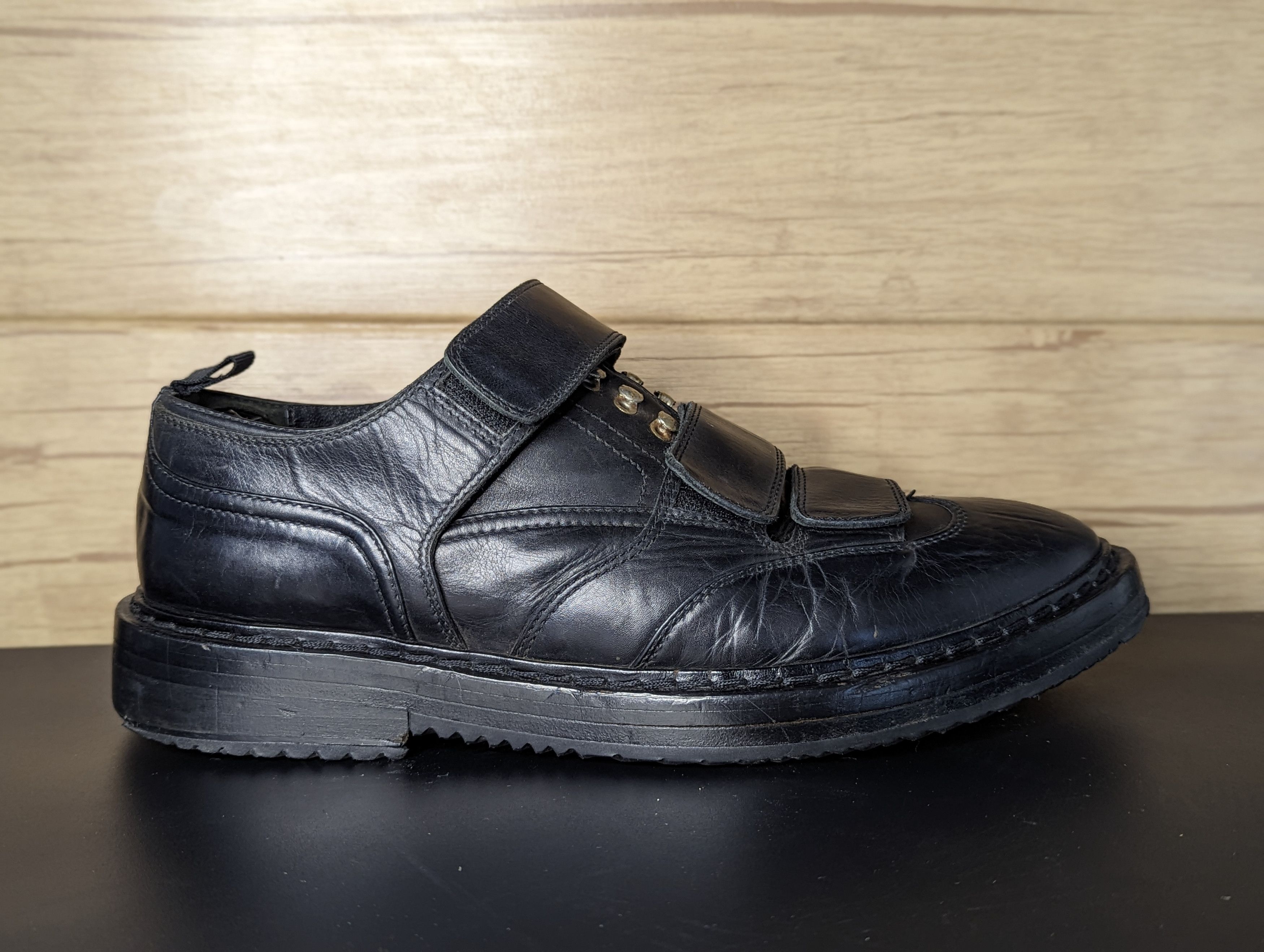 Kris Van Assche Kris Van Assche Three-Strap Derby Leather Shoes Size US 9 / EU 42 - 3 Thumbnail