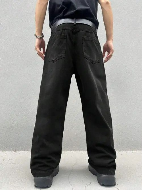 Japanese Brand Skate Baggy Denim Jeans Loose fit Size US 32 / EU 48 - 4 Thumbnail