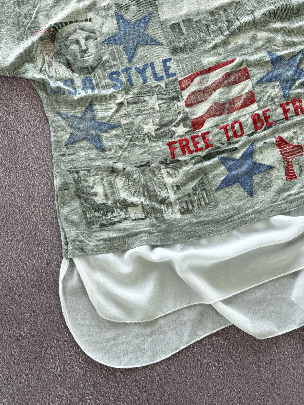 Hysteric Glamour Avant Garde Hysteric Glamour Style Y2K USA Top T-Shirt Size M / US 6-8 / IT 42-44 - 7 Thumbnail