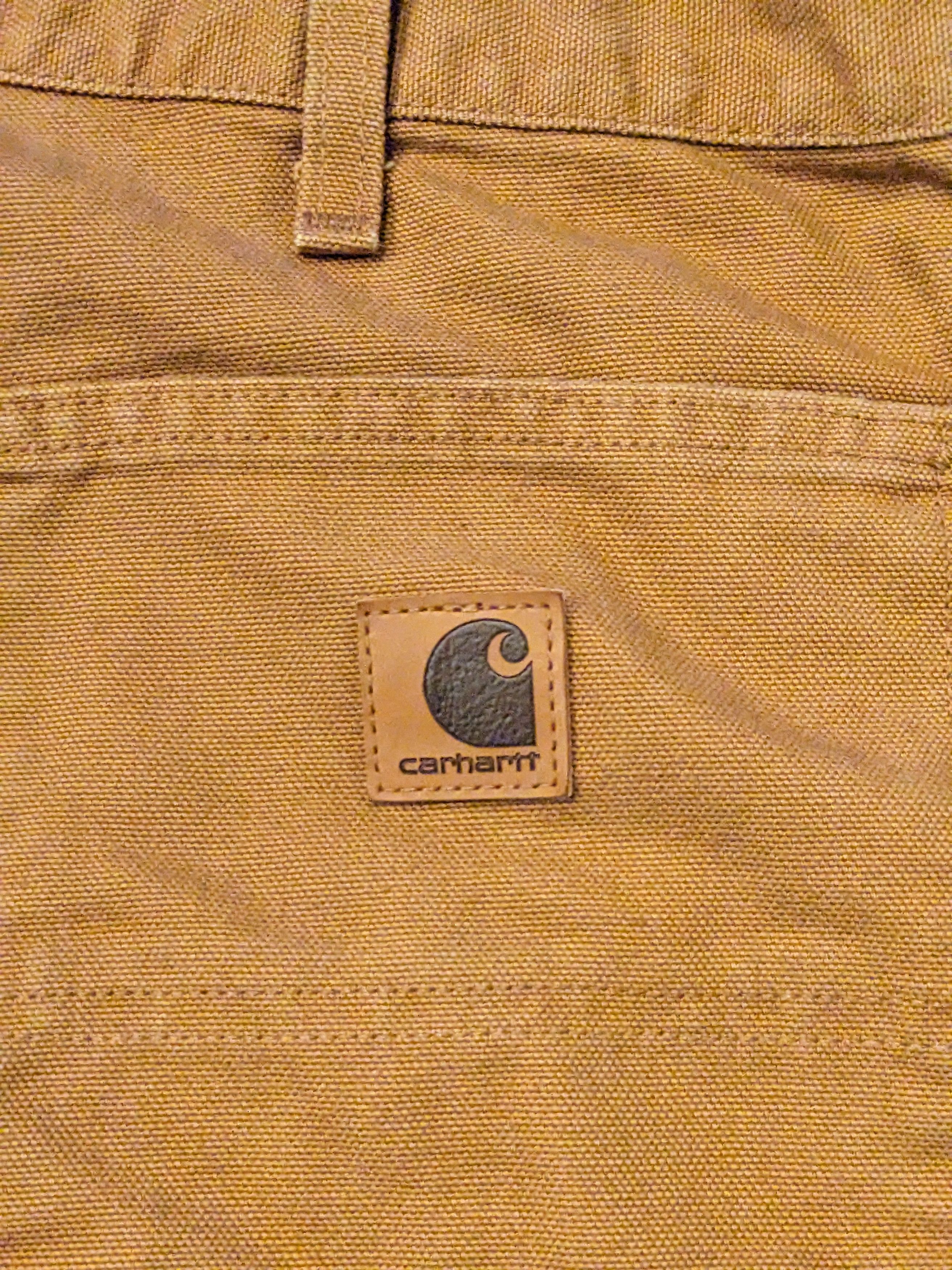 Carhartt × Vintage Vintage 90s Carhartt Original 34 x 32 Double Knee Pants Size US 34 / EU 50 - 2 Thumbnail