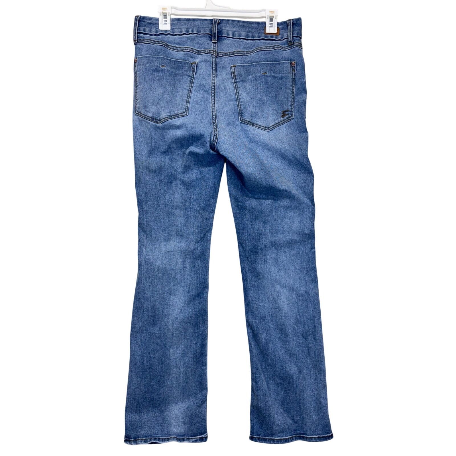 7 For All Mankind Seven7 Womens 24W High Rise Slim Bootcut Jeans Light Wash Size 34" / US 12 / IT 48 - 2 Thumbnail