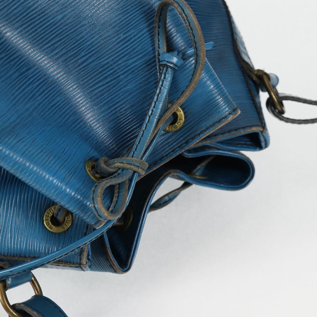 Louis Vuitton LOUIS VUITTON Epi Petit Noe Shoulder Bag Blue M44105 Size ONE SIZE - 6 Thumbnail