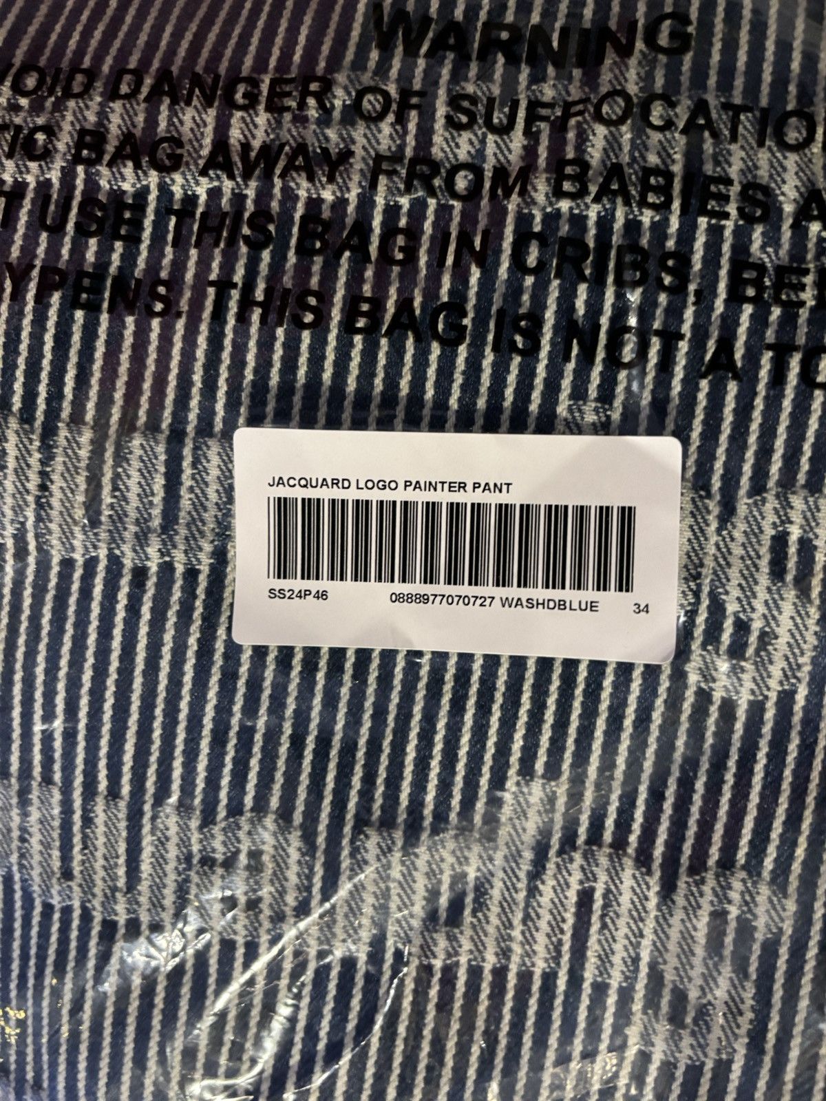 Supreme Supreme Denim Stripe Painter Pants Size US 34 / EU 50 - 6 Thumbnail