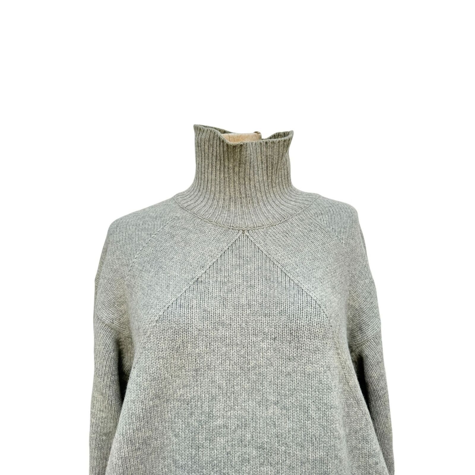 Celine Celine by Phoebe Philo Grey Wool Oversized Knit Size L Size L / US 10 / IT 46 - 2 Thumbnail