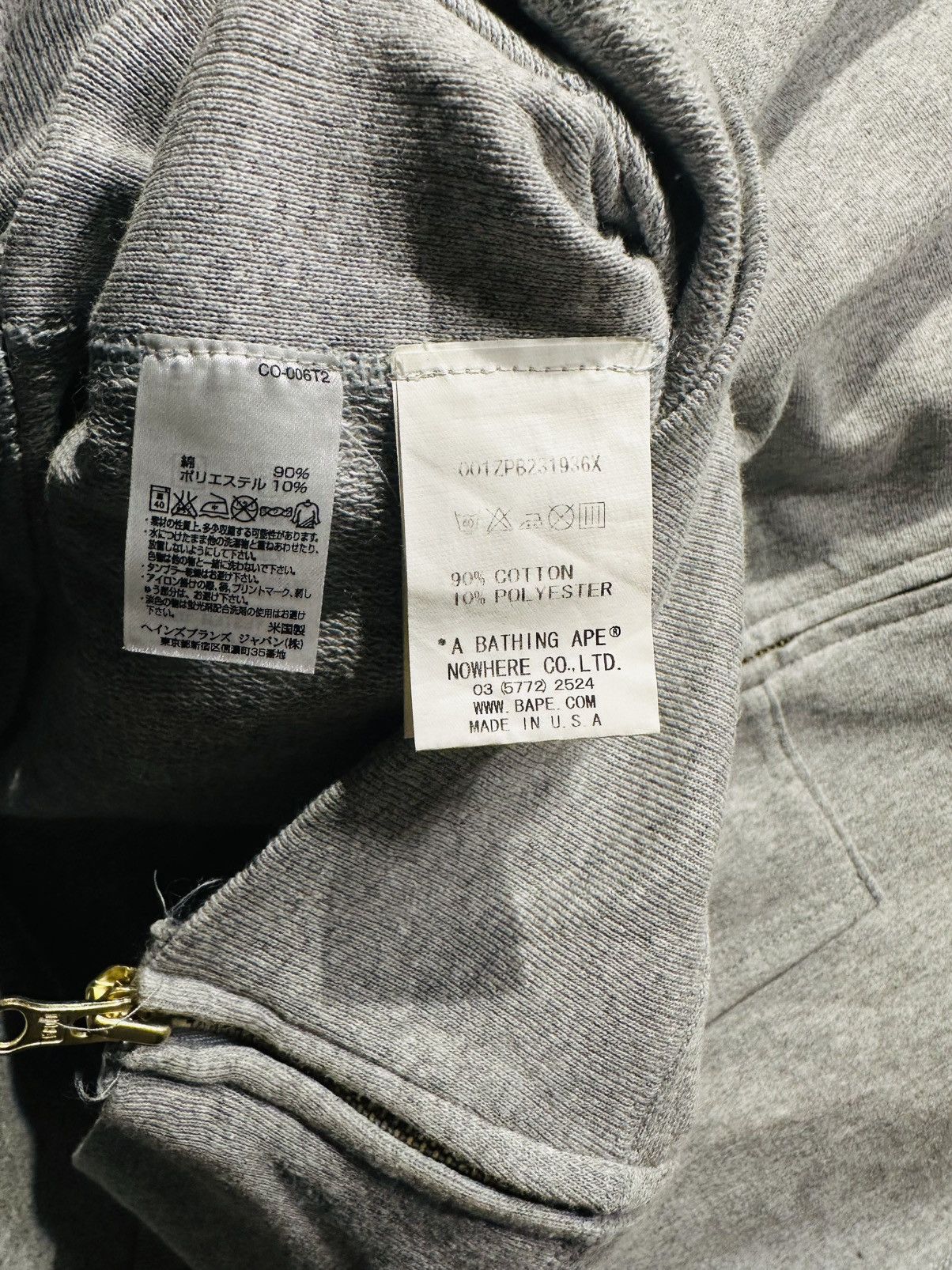 Bape × Champion Very Ape x Champion zip up Size US L / EU 52-54 / 3 - 9 Thumbnail