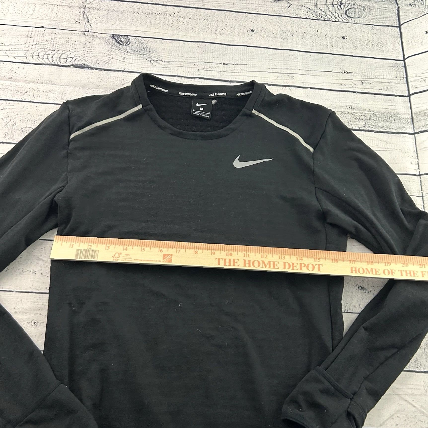 Nike Nike Running Thermal Long Sleeve Shirt Men’s Small Black Size US S / EU 44-46 / 1 - 4 Thumbnail