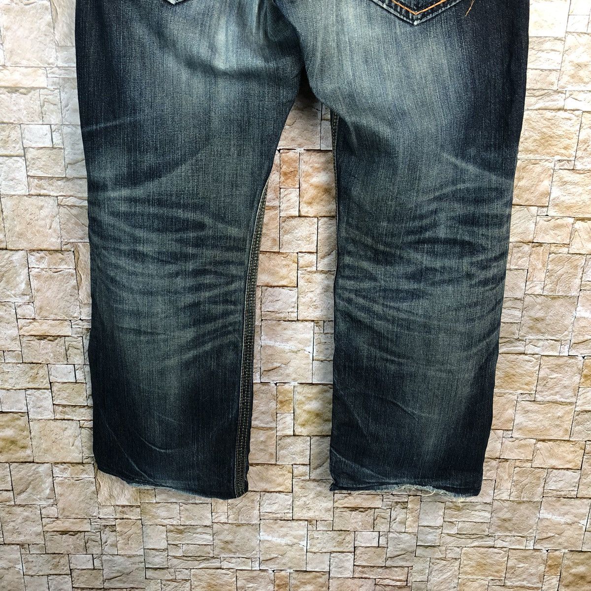 Edwin Edwin faded Blue Denim jeans Pants #7597 Size US 33 - 7 Thumbnail