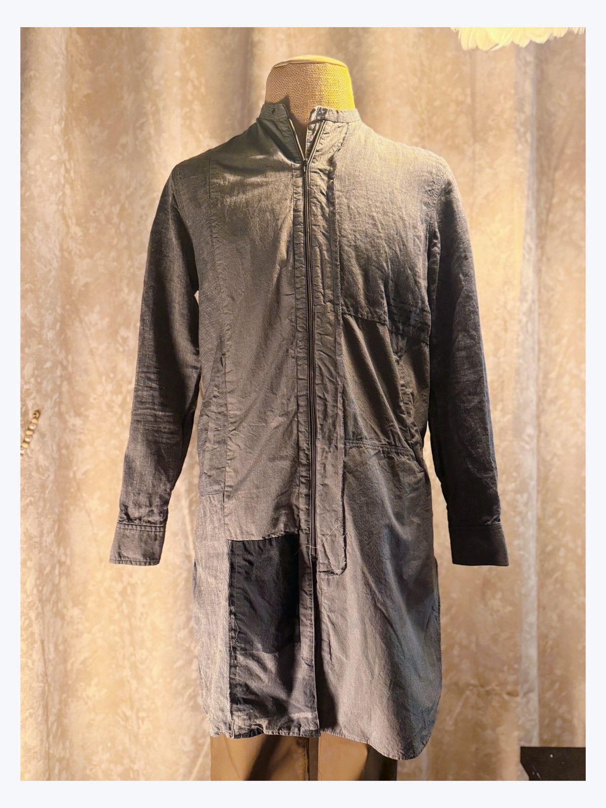 Other Unisex Distressed Patchwork Long Shirt/Jacket – Urban Zen Size US M / EU 48-50 / 2 - 1 Thumbnail