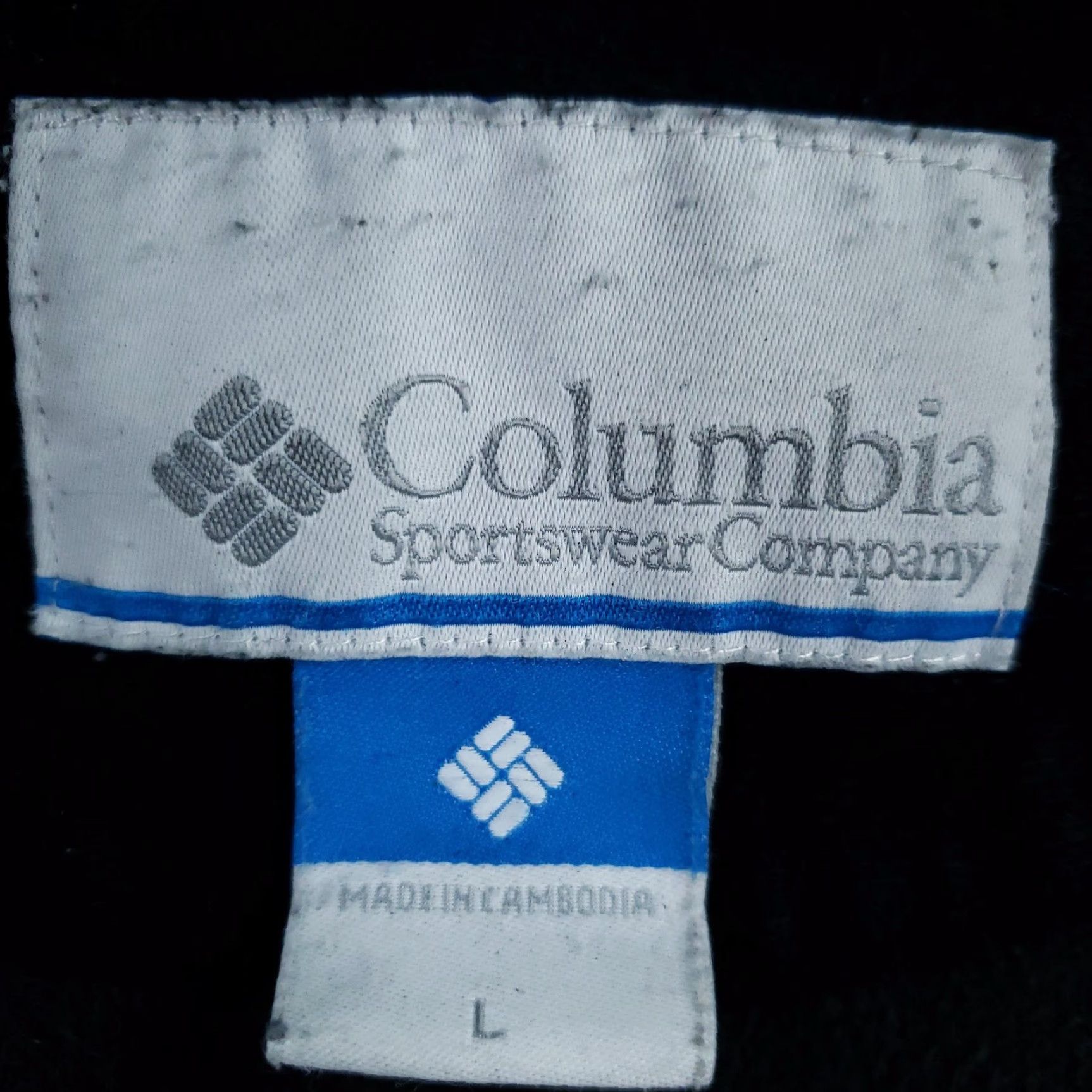 Vintage Columbia Jacket Mens L Black Windbreaker Full Zip Pockets Omni-Shield Size US L / EU 52-54 / 3 - 7 Thumbnail