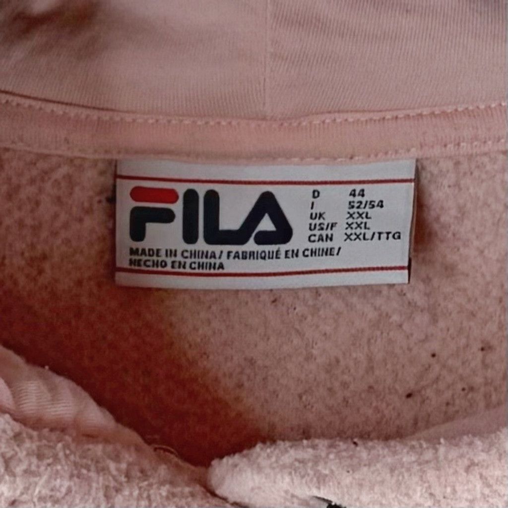 Fila FILA Women's Thick Warm Pink Sherpa/Fleece Hoodie Size XXL Size XXL / US 16-18 / IT 52-54 - 3 Thumbnail