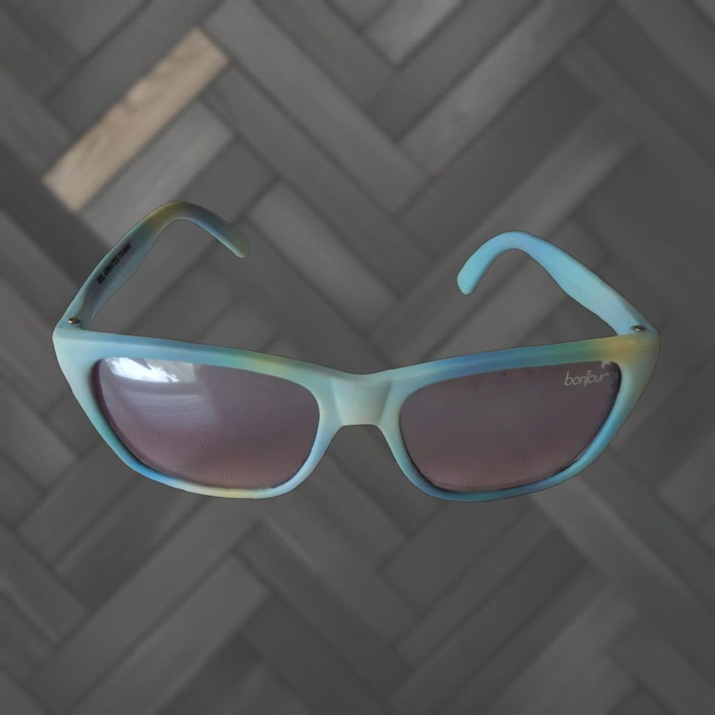 Vintage VTG Bonjour Cool-Ray Solarmates Sunglasses Adult Unisex Blue Frame Size ONE SIZE - 1 Thumbnail