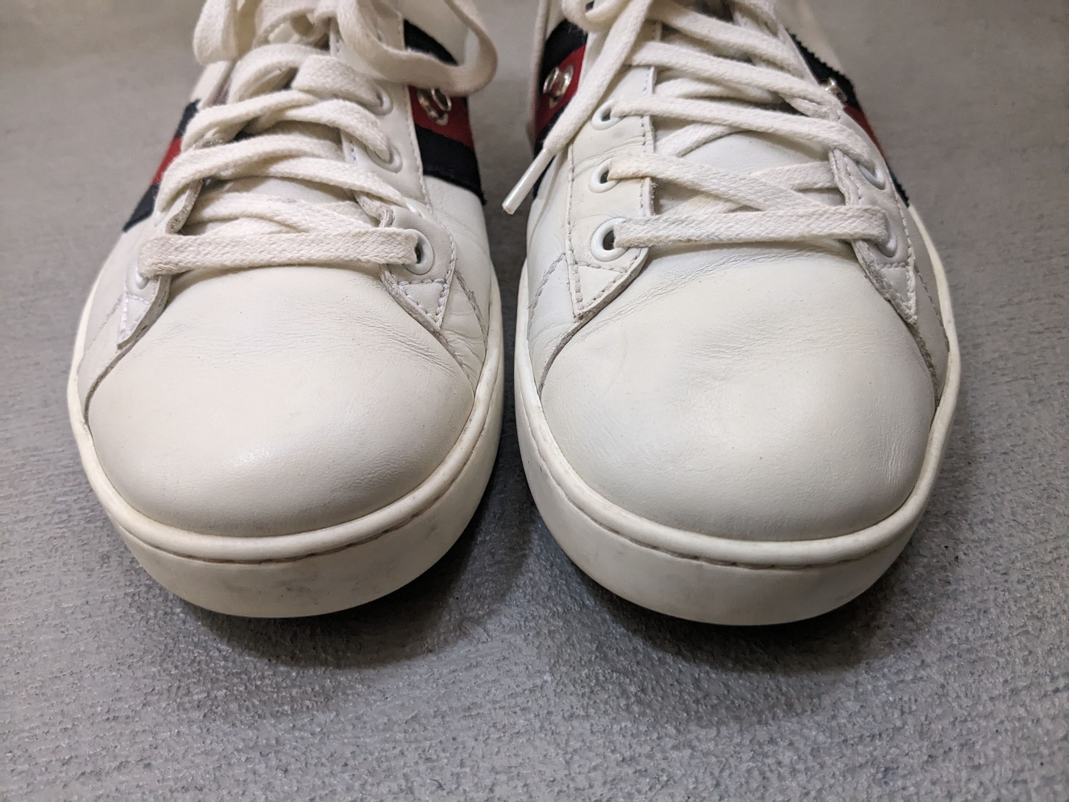 Gucci Gucci Ace Sneakers Size 9 White Leather High Tops Size US 9 / EU 42 - 2 Thumbnail
