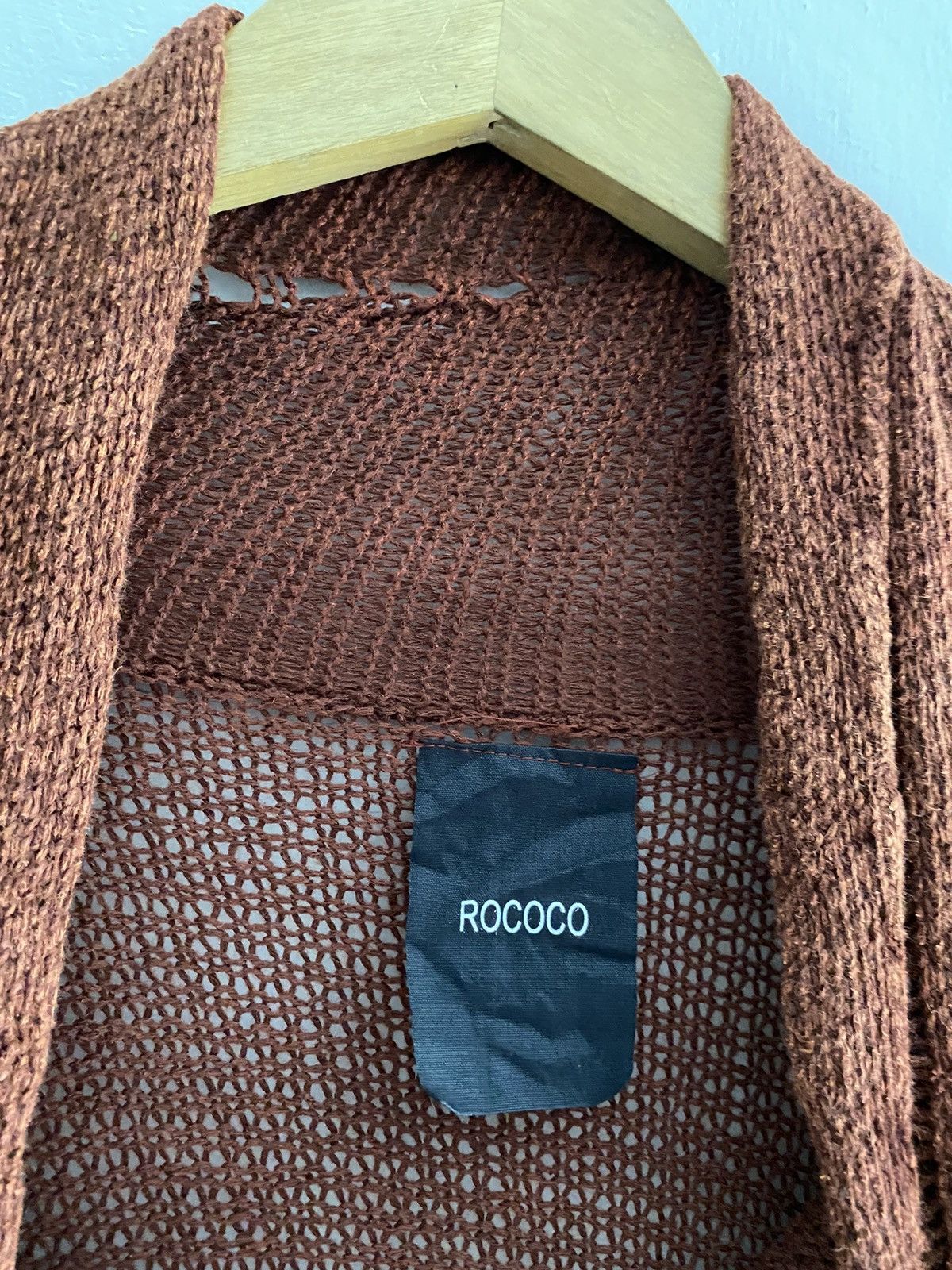 If Six Was Nine × Japanese Brand × Le Grande Bleu (L.G.B.) Vintage rococo distressed grunge crazy knit Size US M / EU 48-50 / 2 - 7 Thumbnail