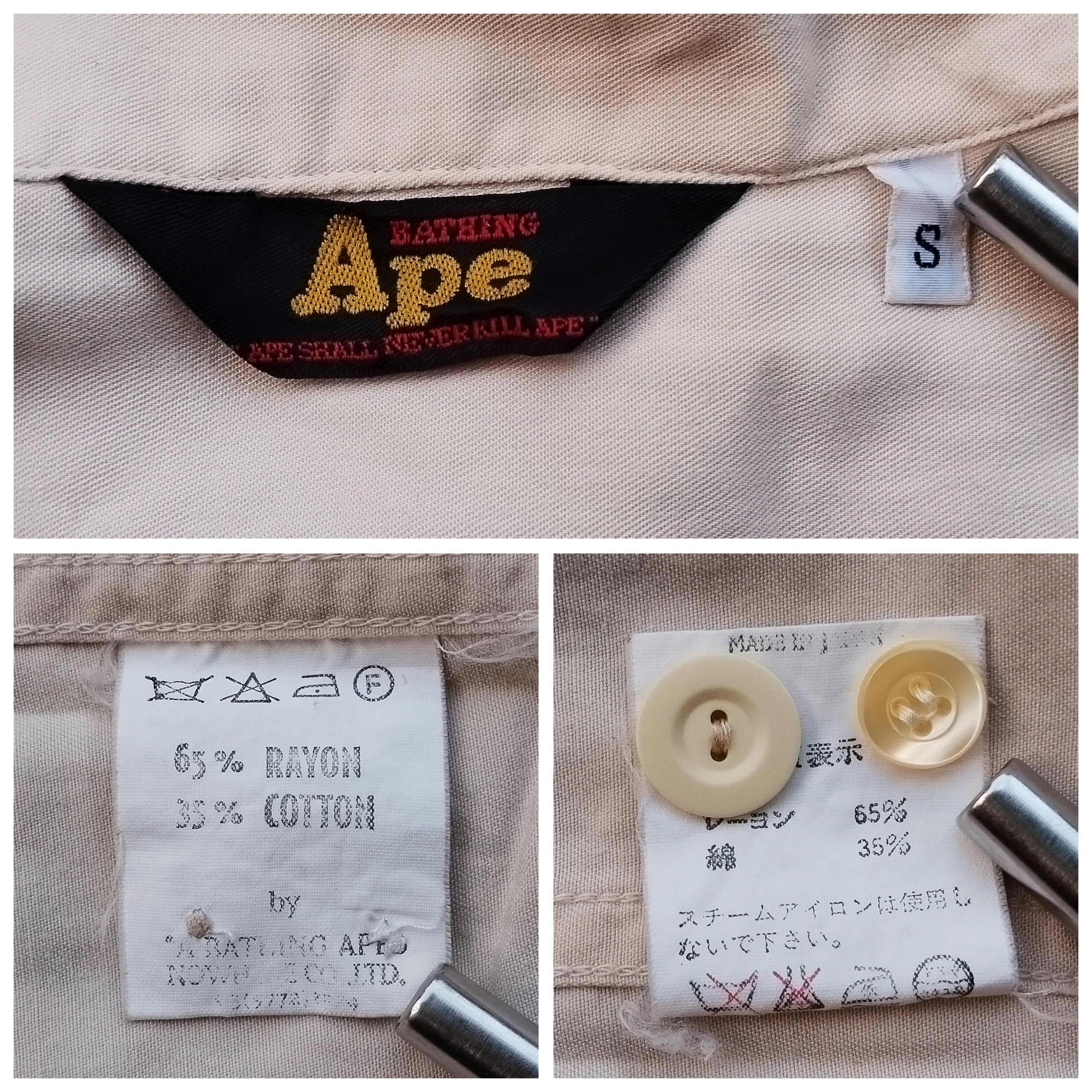 Bape 2001 Vintage Bape Dragon Button Up Size US S / EU 44-46 / 1 - 7 Thumbnail