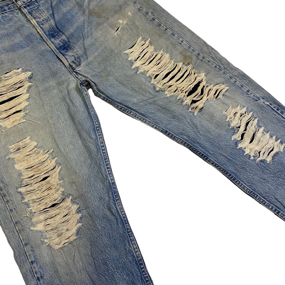 Levi's Levis 501 vintage distressed custom made Size US 36 / EU 52 - 12 Thumbnail