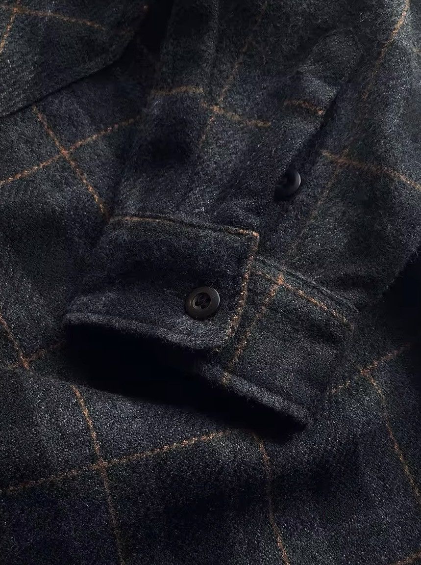 Japanese Brand × Vintage American Streetwear Loose Thick Plaid Shirt Y2k Size US XXL / EU 58 / 5 - 5 Thumbnail