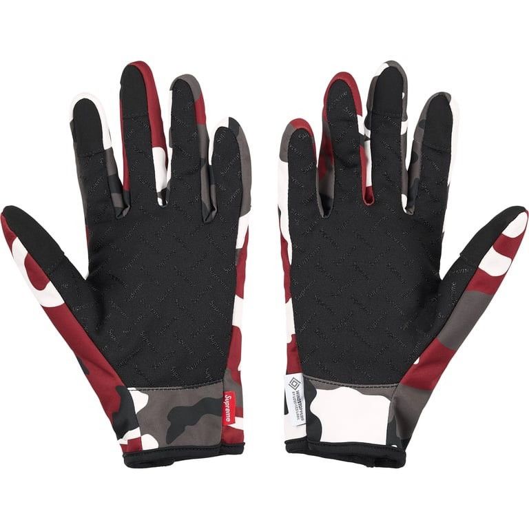 Supreme Supreme WINDSTOPPER Zip Gloves Red Camo Water Resist Large Size ONE SIZE - 3 Thumbnail