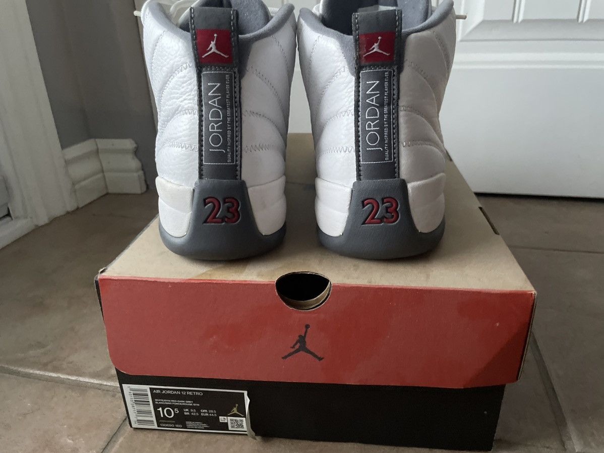 Jordan Brand Air Jordan 12 Retro BG Dark Grey Size US 10.5 / EU 43-44 - 5 Thumbnail