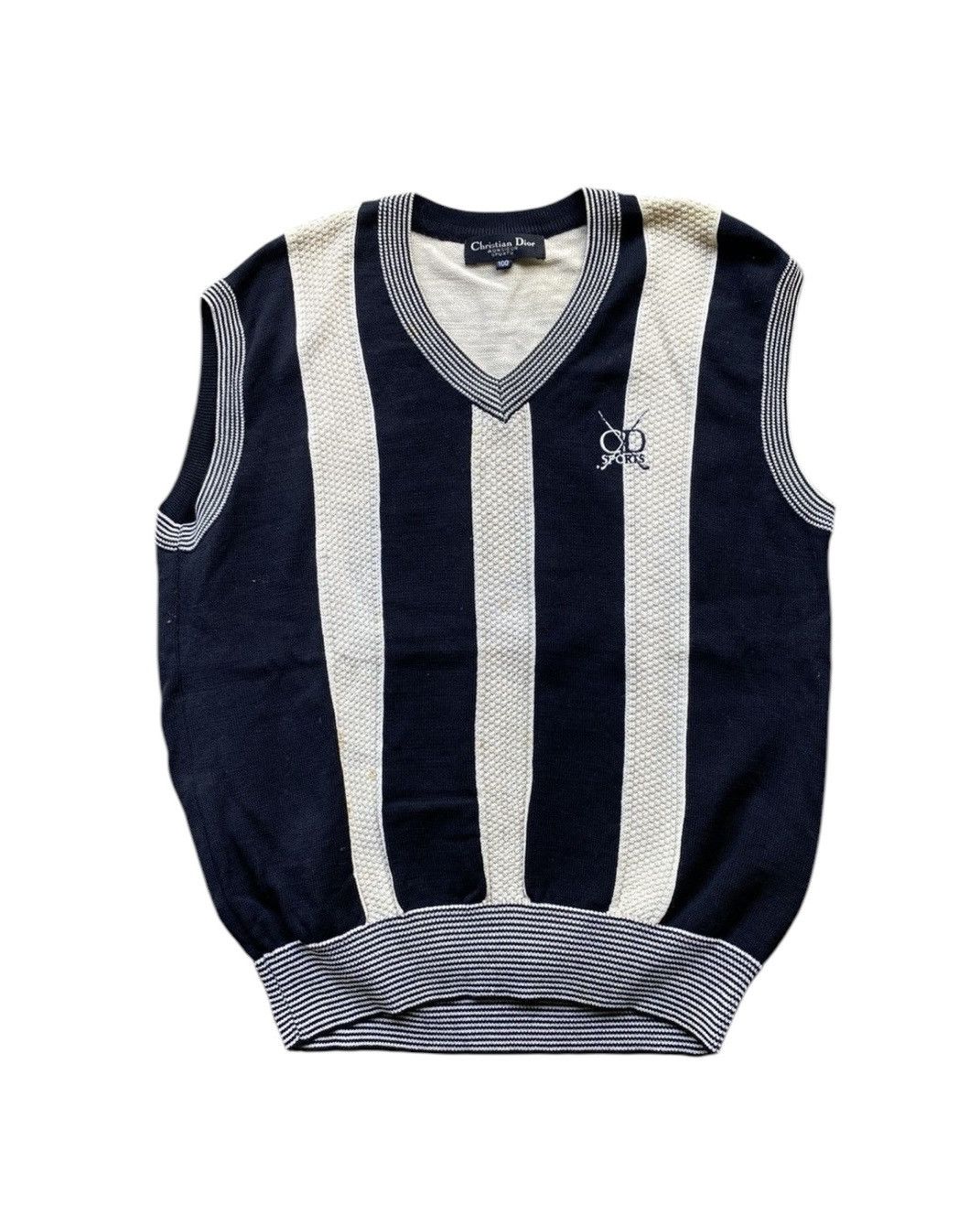 Christian Dior Monsieur × Dior Vintage Christian Dior Sports Vest Wool Size US S / EU 44-46 / 1 - 1 Thumbnail
