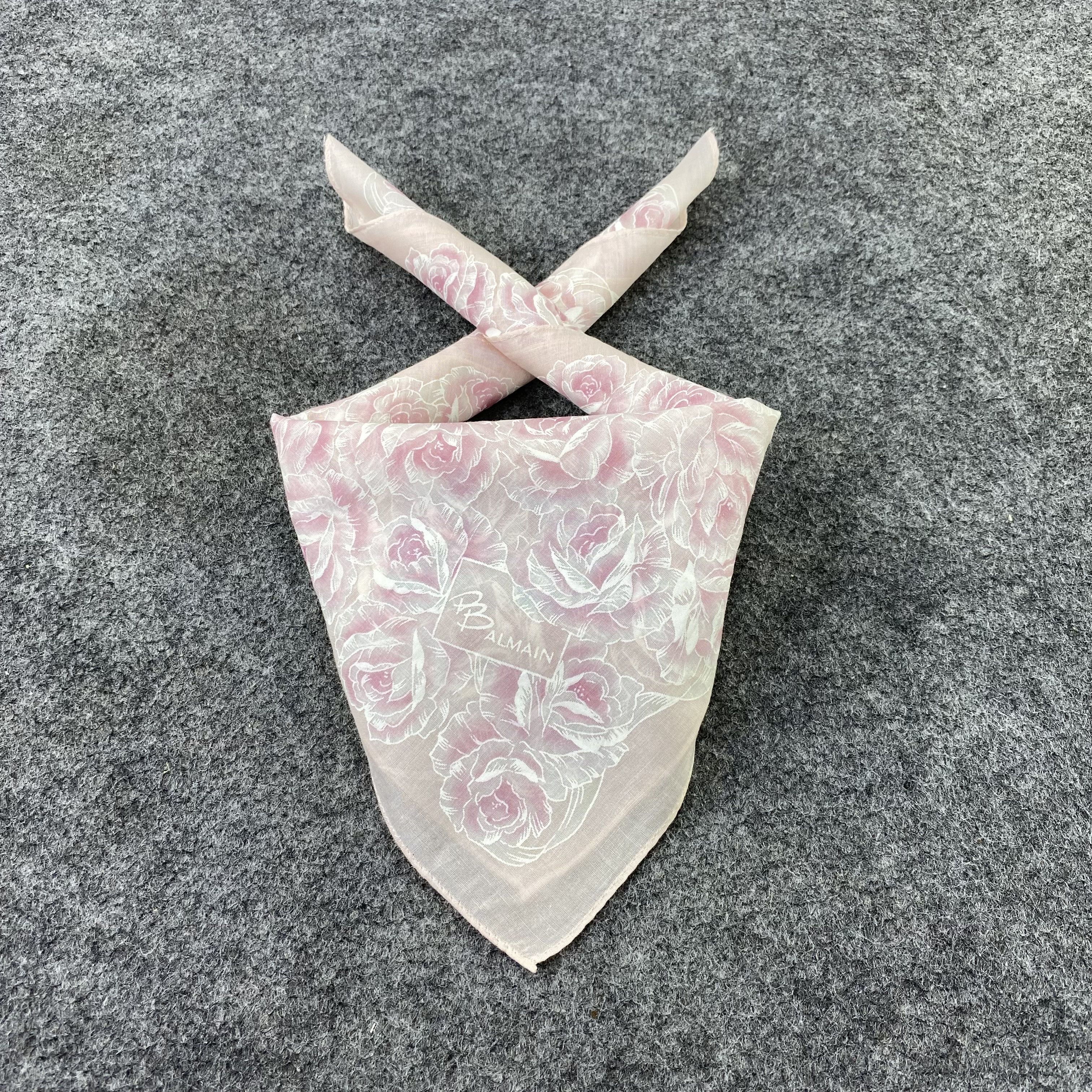 Designer Balmain Handkerchief / Bandana / Neckerchief C139 Size ONE SIZE - 2 Thumbnail