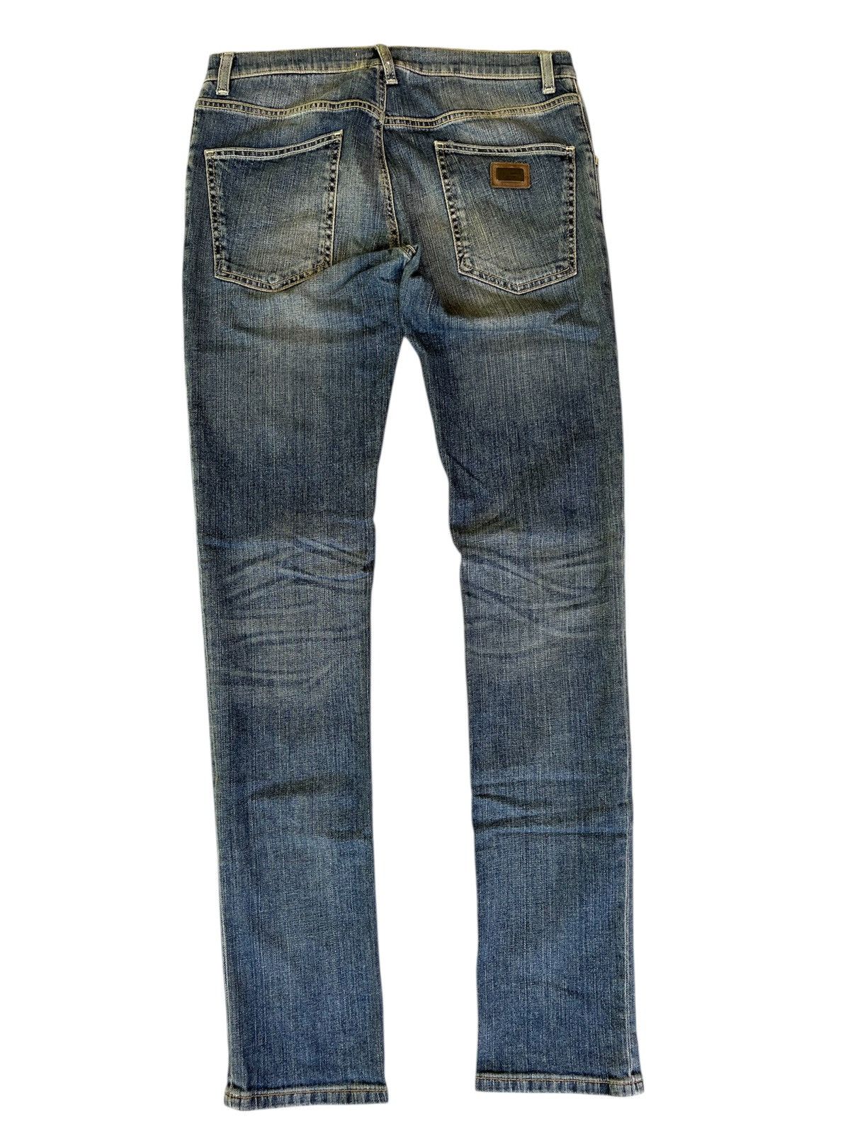 Dolce & Gabbana 💥Luxury Authentic D&G SS15 Blue Faded Denim Made In Italy Size US 31 - 2 Thumbnail