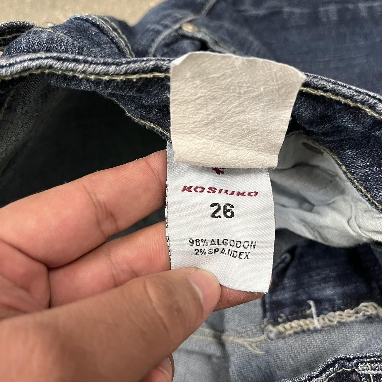 Other Kosiuko Embroidered Denim Jeans Low Rise Size 26" / US 2 / IT 38 - 5 Thumbnail