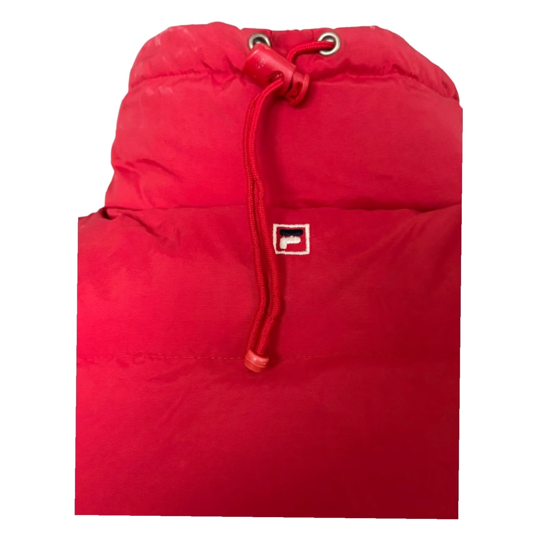Fila Fila Biella Italia Puffer Gilet / Vest Red L Full Zip Pockets Men's Vest Size US L / EU 52-54 / 3 - 7 Thumbnail