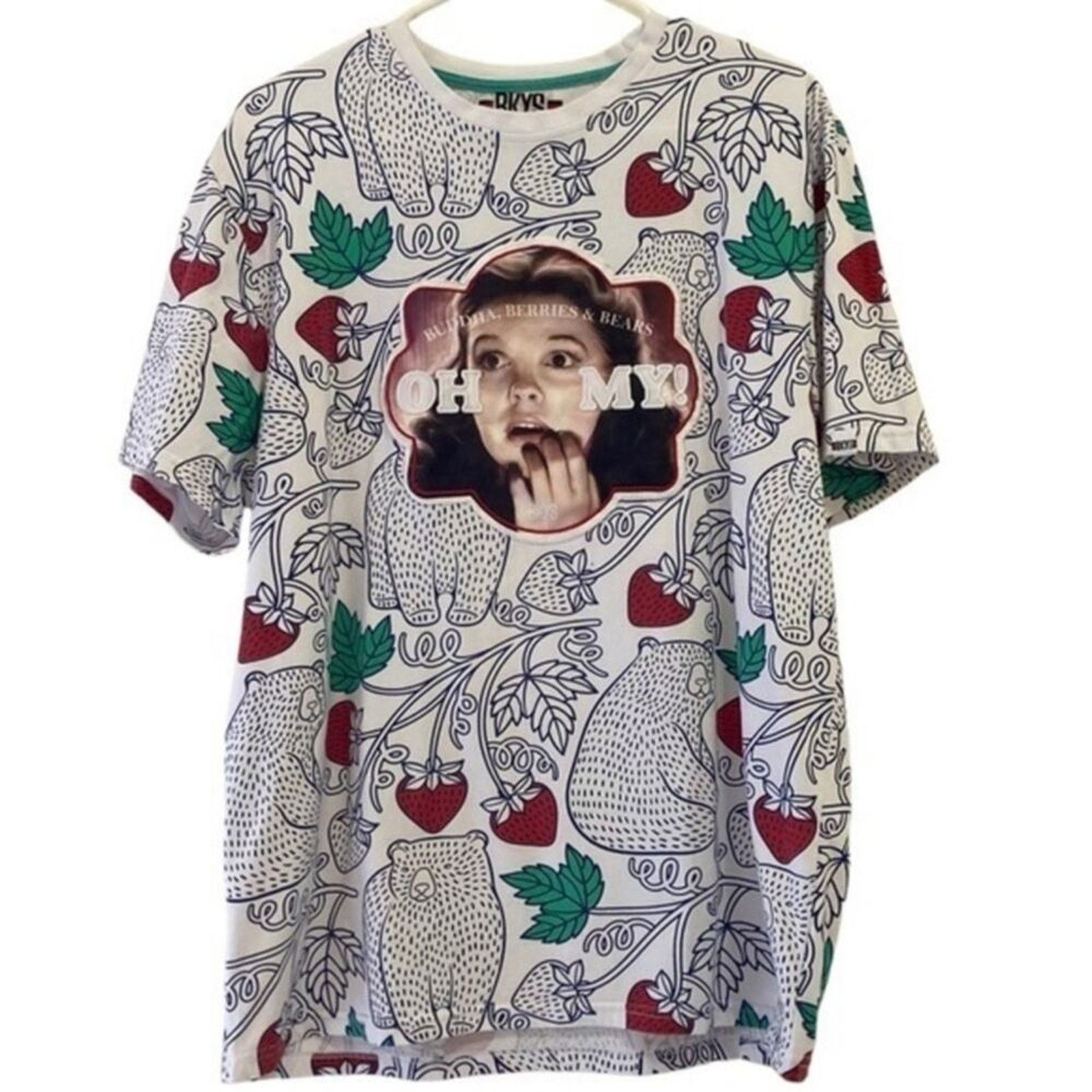 Other BKYS Strawberry Garden “Oh My” Dorothy Wizard of Oz Tee Size US XL / EU 56 / 4 - 1 Thumbnail