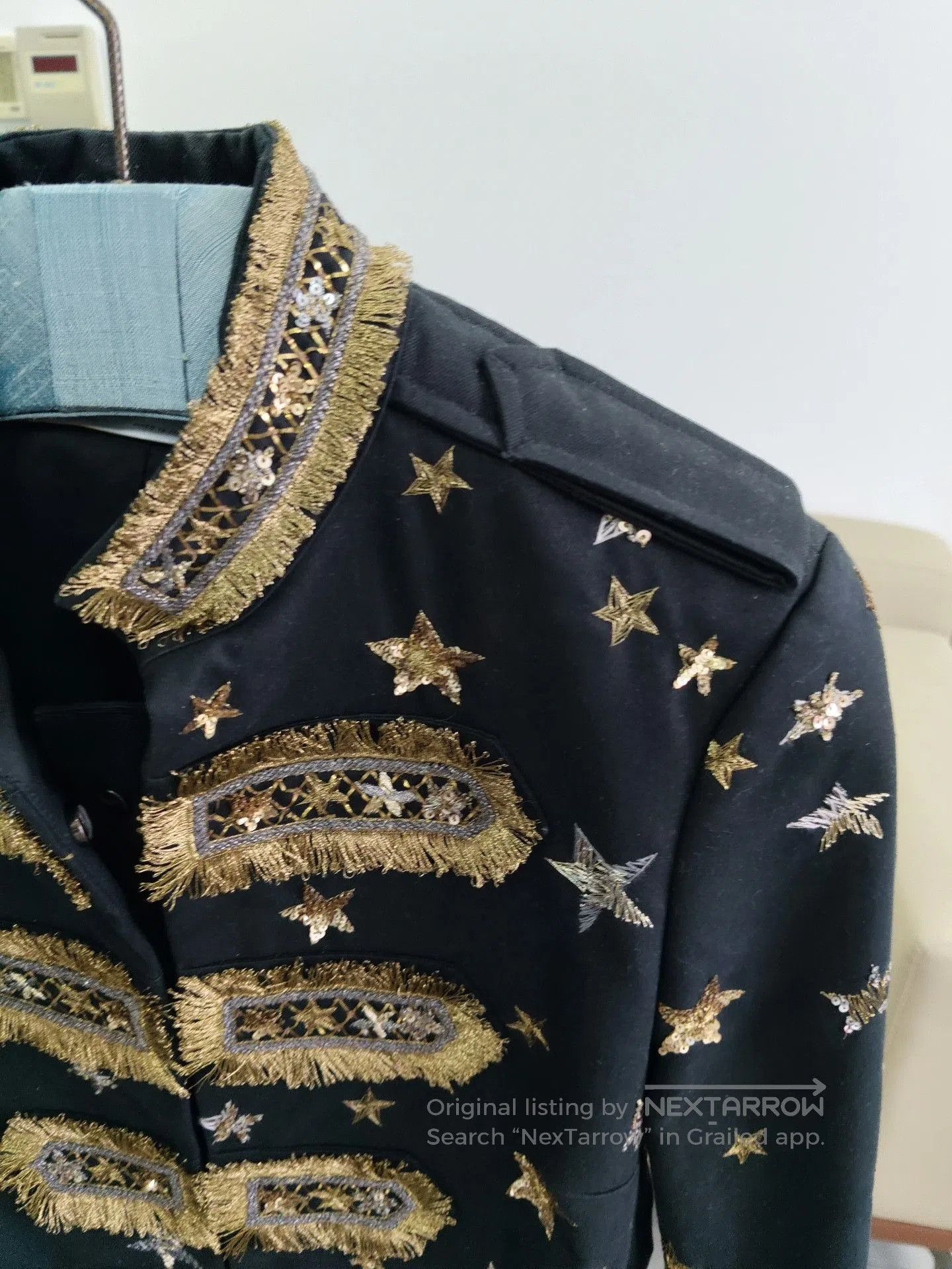Valentino Valentino Gold Star Embroidery Coat. Size S / US 4 / IT 40 - 8 Thumbnail