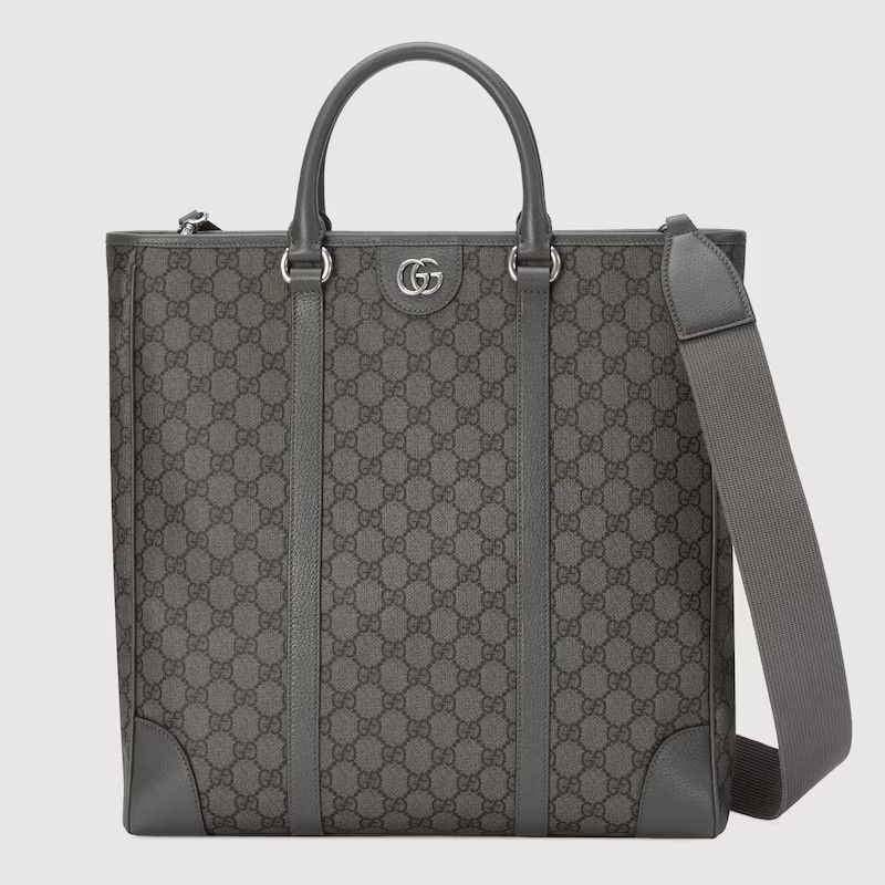 Gucci o1s1wg110225 Size:OS / Ophidia Medium Tote Bag in Grey/Black Size ONE SIZE - 1 Thumbnail