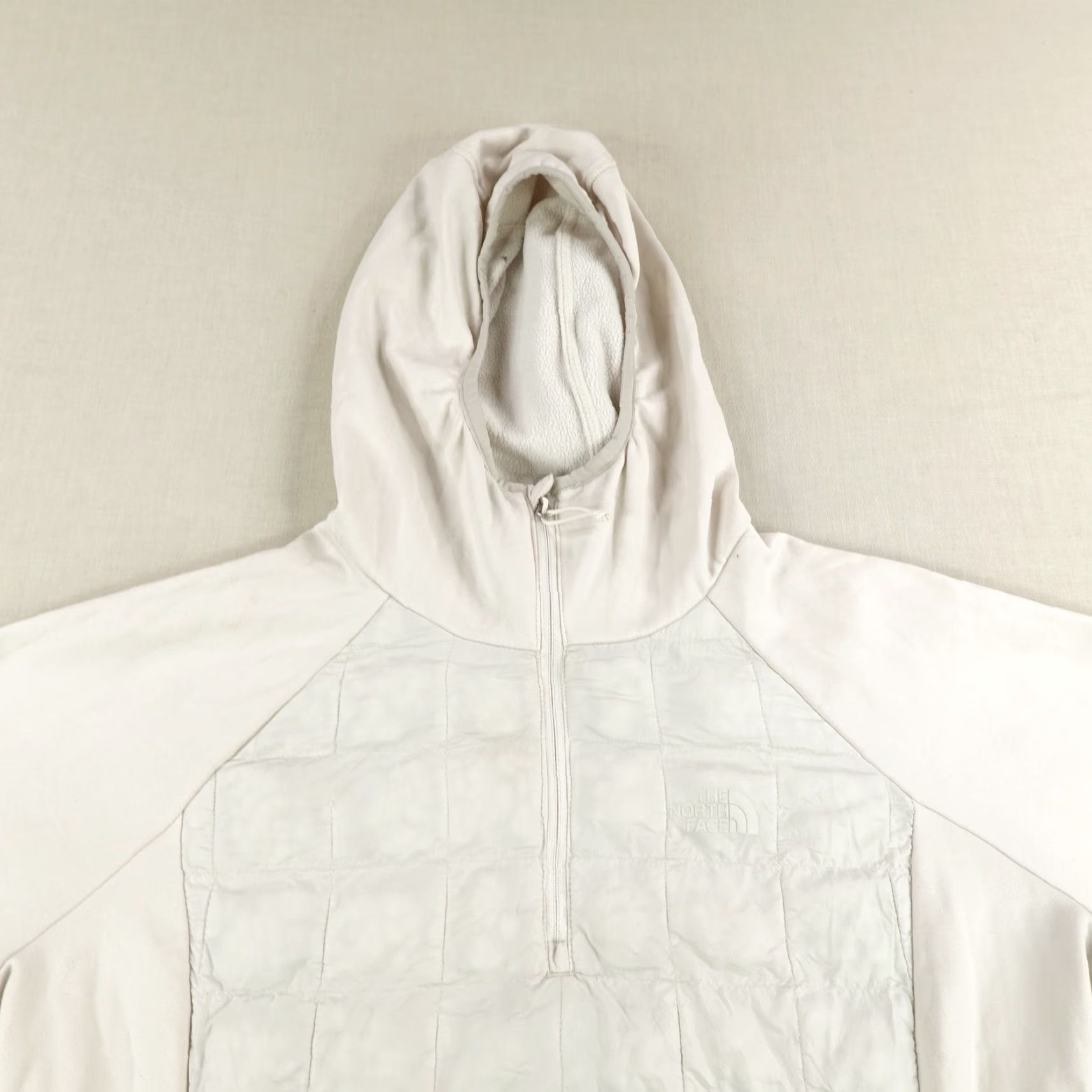 The North Face North Face Jacket Womens Large Hybrid 1/4 Zip Hoodie ThermoBall Eco Pullover ^ Size L / US 10 / IT 46 - 2 Thumbnail