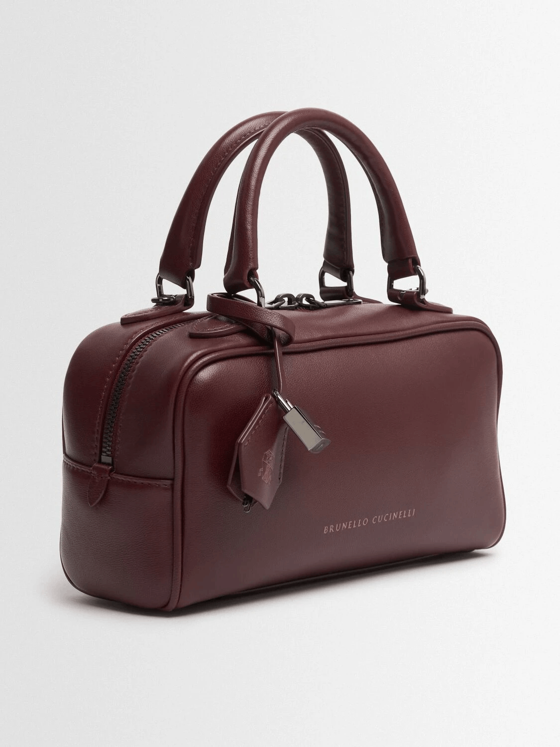 Brunello Cucinelli BRUNELLO CUCINELLI Ruby Leather Top Handle Bag New Size ONE SIZE - 2 Thumbnail
