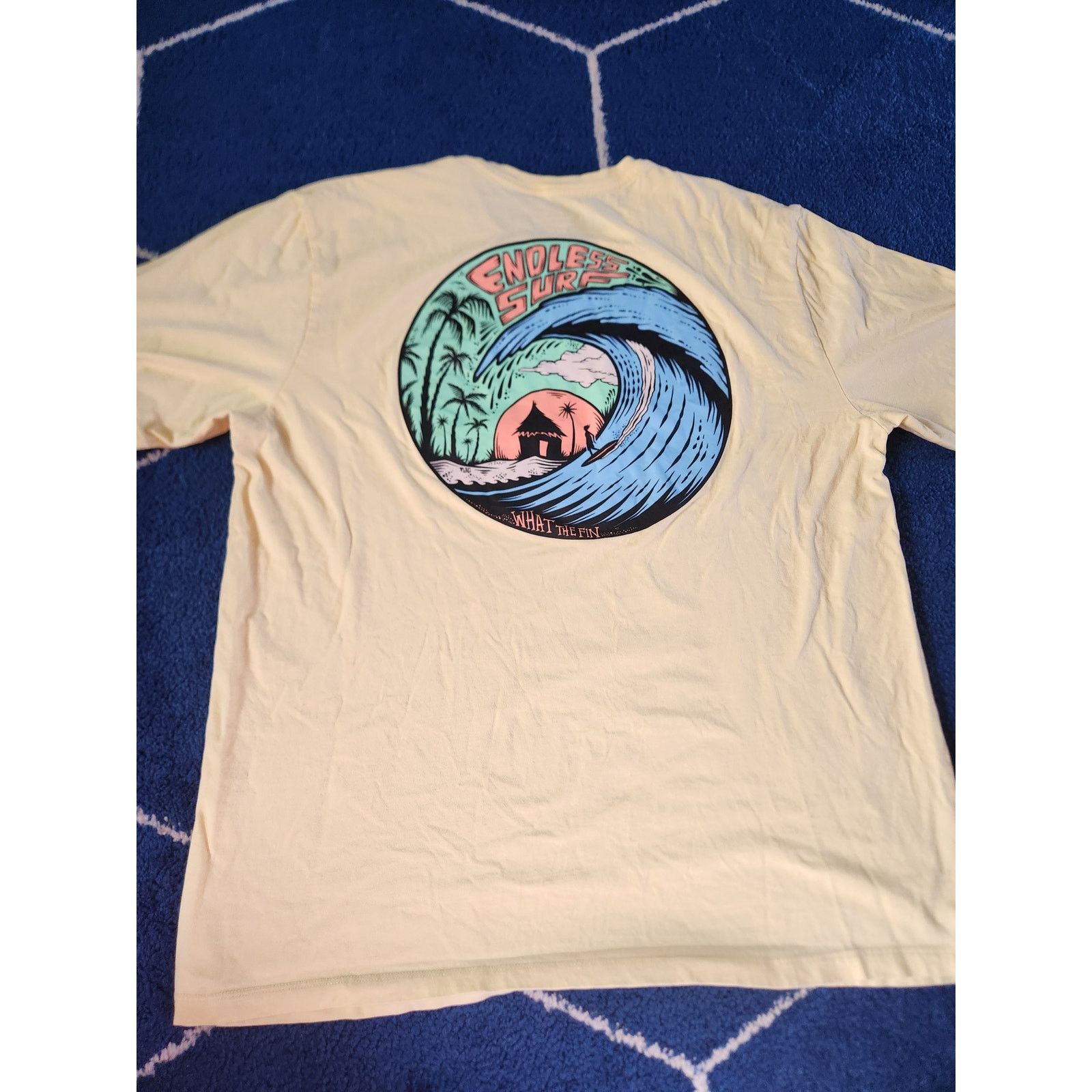 Other What the Fin Men's Graphic Tee Shirt XXL Size US XXL / EU 58 / 5 - 5 Thumbnail