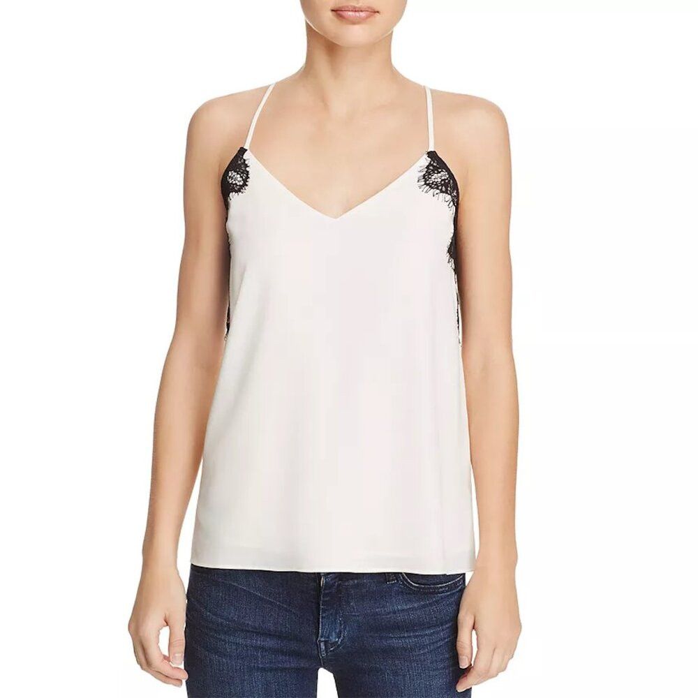 Other cooper & ella Klara Lace-Trim Cami Ivory Top Size M Size M / US 6-8 / IT 42-44 - 1 Thumbnail