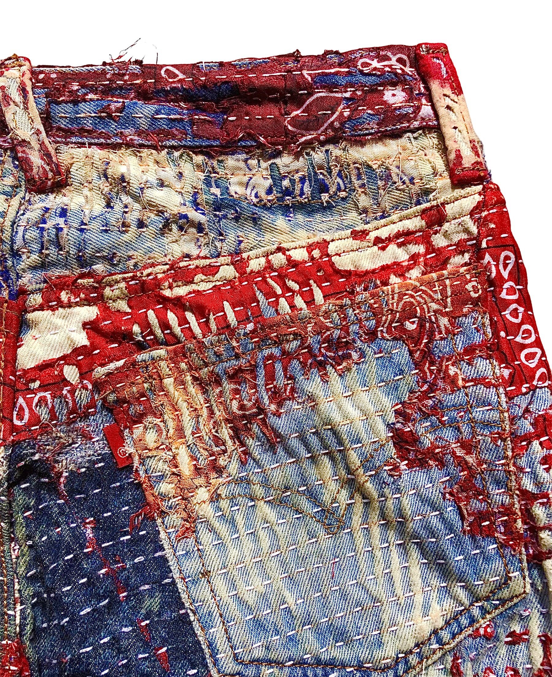 Japanese Brand × Levi's × Vintage 🇯🇵 1/1 Vintage Levis Selvedge Single R Uroboros Kofu Jeans Size US 30 / EU 46 - 3 Thumbnail