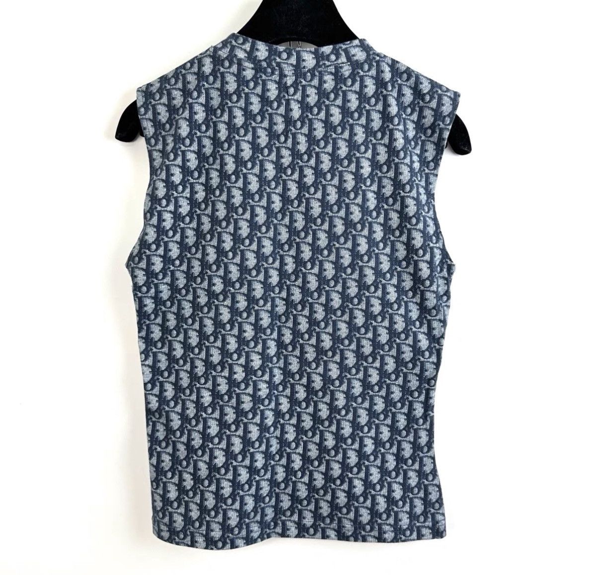 Dior DIOR Oblique All Over Print Sleeveless Tank Top K12 Size XS / US 0-2 / IT 36-38 - 2 Thumbnail