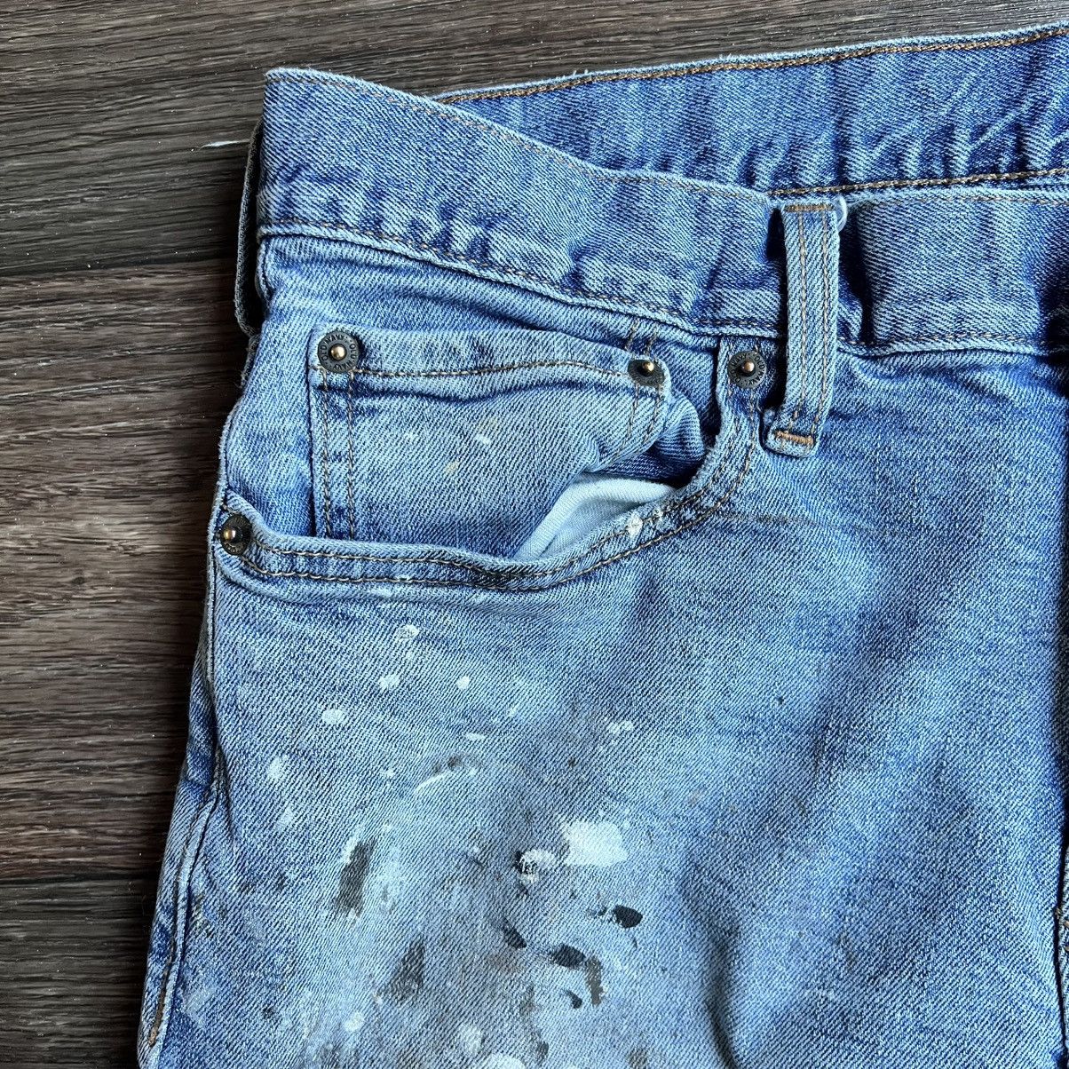 Old Navy Old Navy slim painter/thrashed used denim jeans Size US 30 / EU 46 - 8 Thumbnail