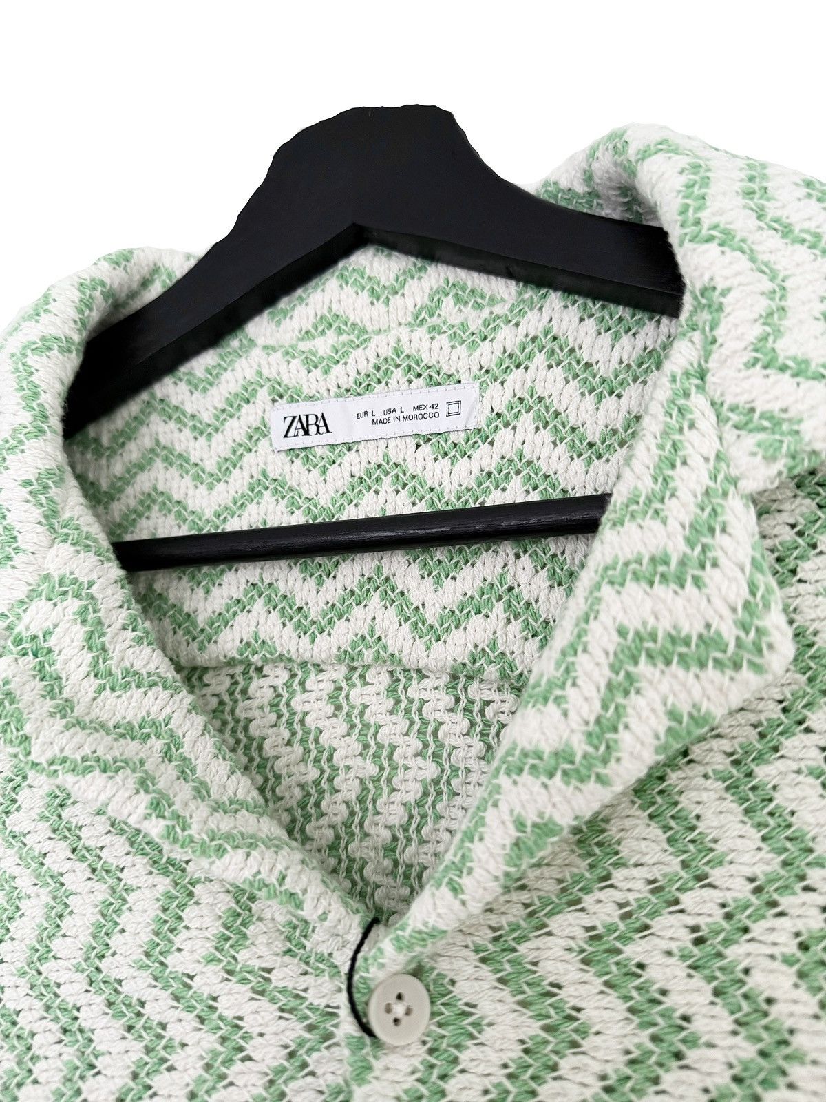 Zara Zara Short Sleeve Shirt Size US L / EU 52-54 / 3 - 2 Thumbnail