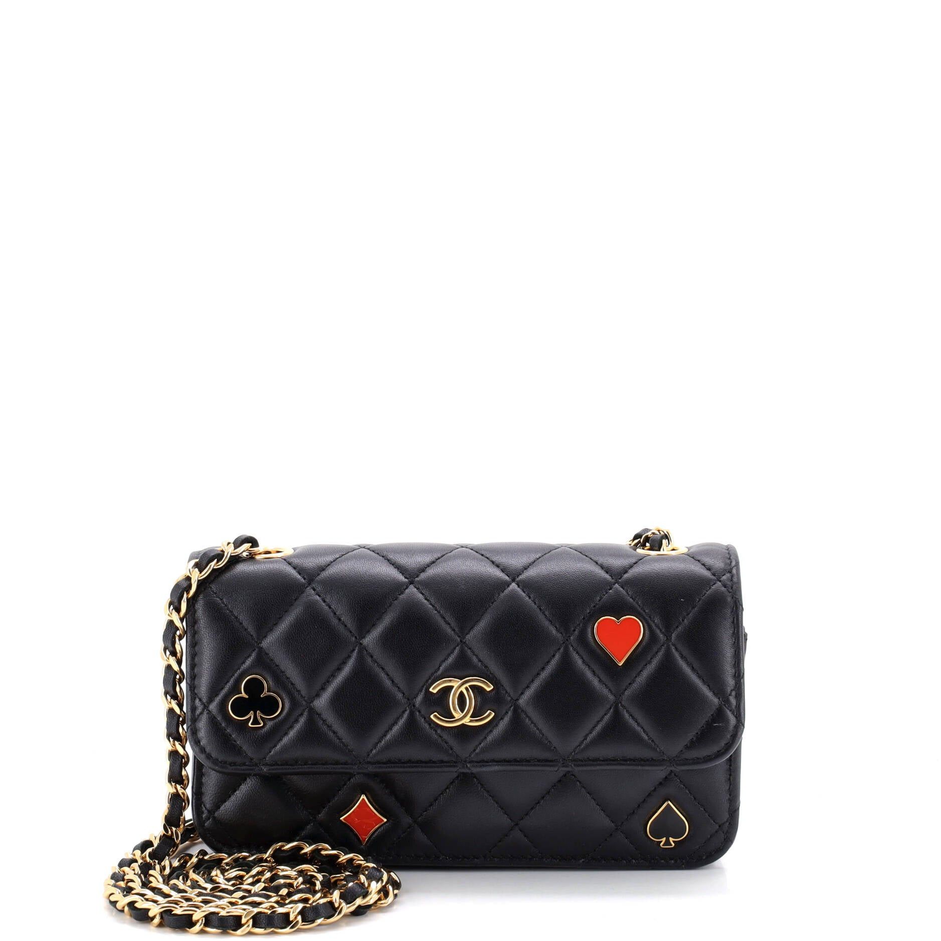 Chanel Coco Casino Flap Phone Holder with Chain Size ONE SIZE - 1 Thumbnail